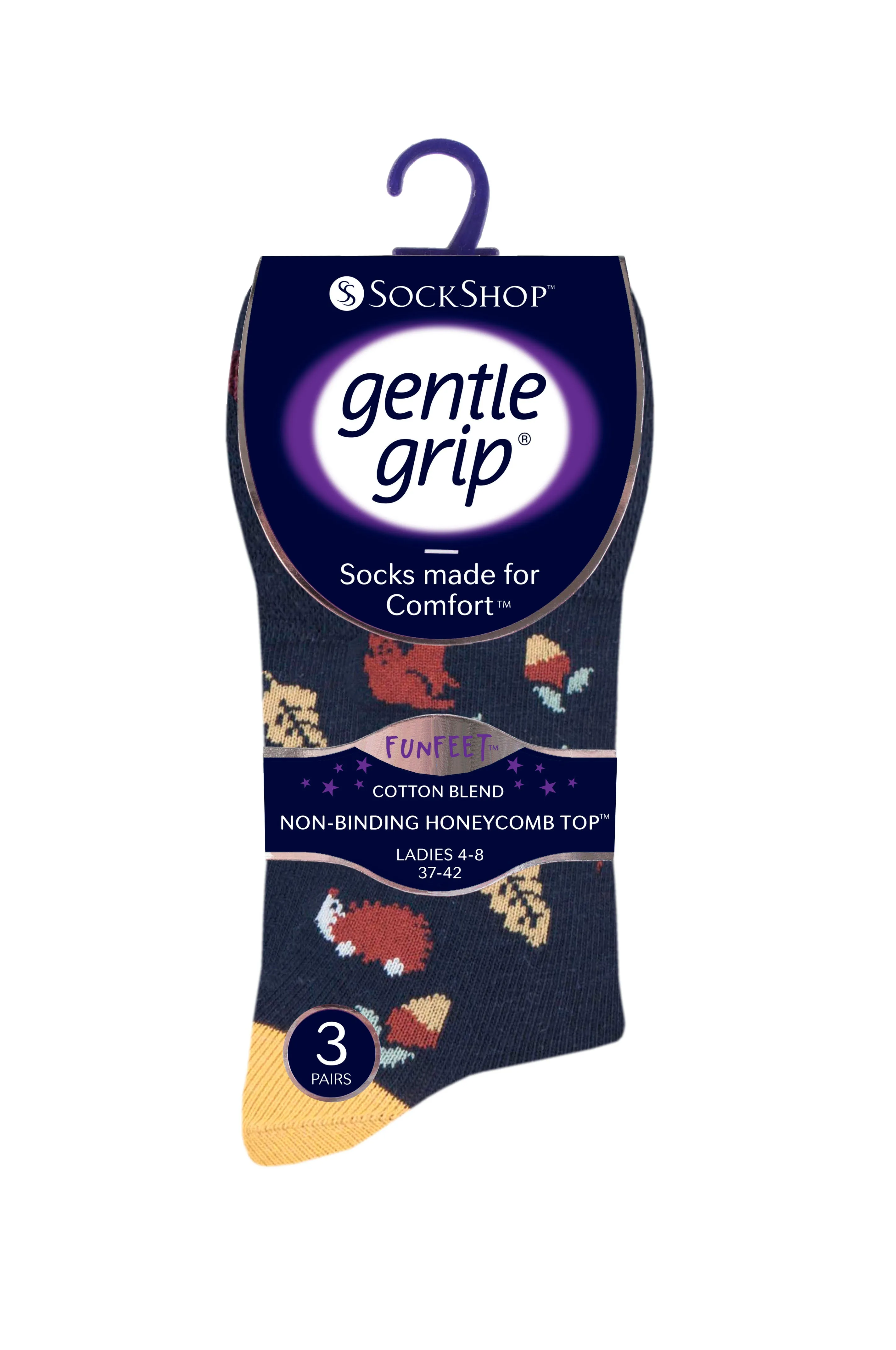 Women's Autumn Leaves Novelty Crew Sock sold by Sock Buy product image thumbnail 2