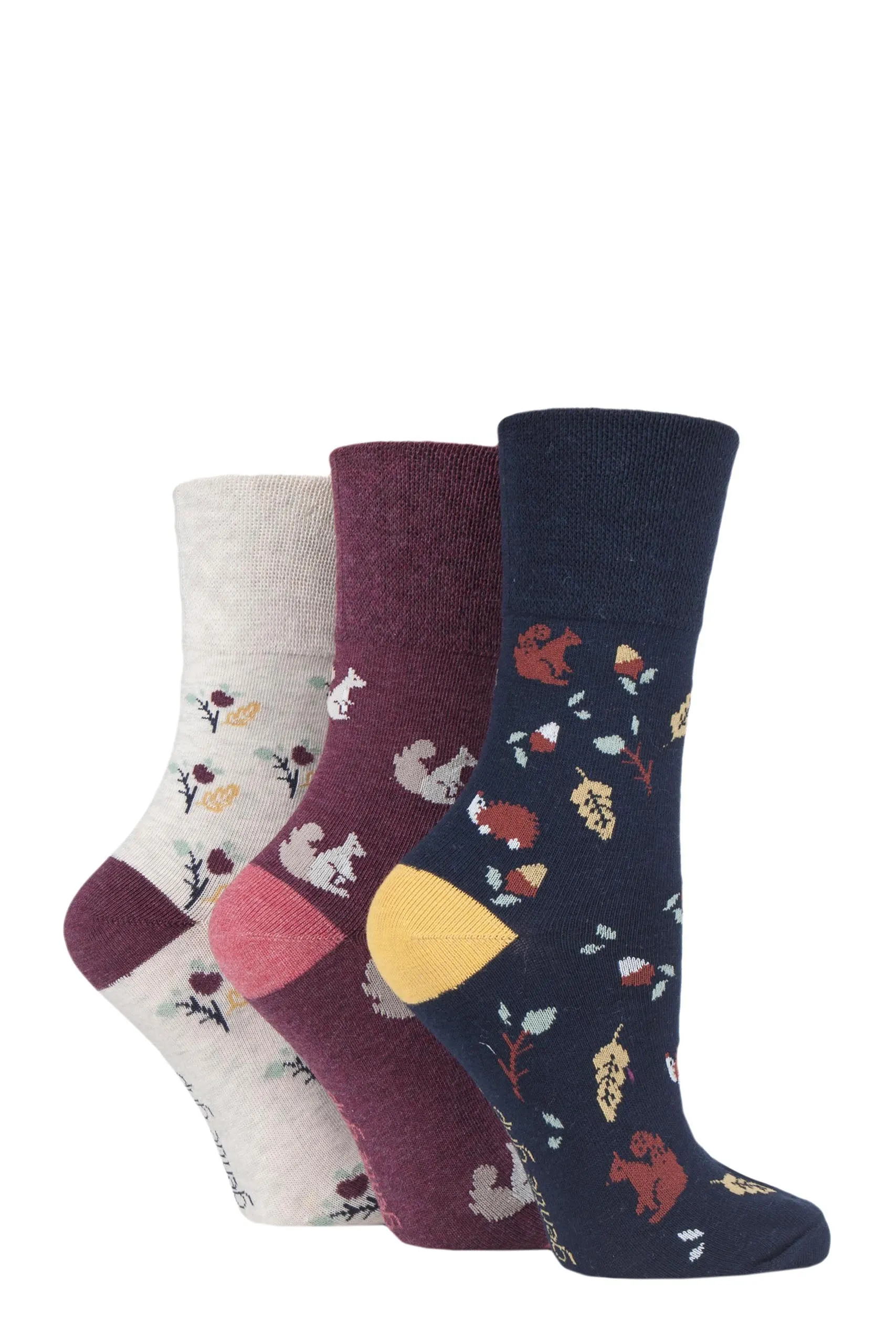 Women's Autumn Leaves Novelty Crew Sock sold by Sock Buy