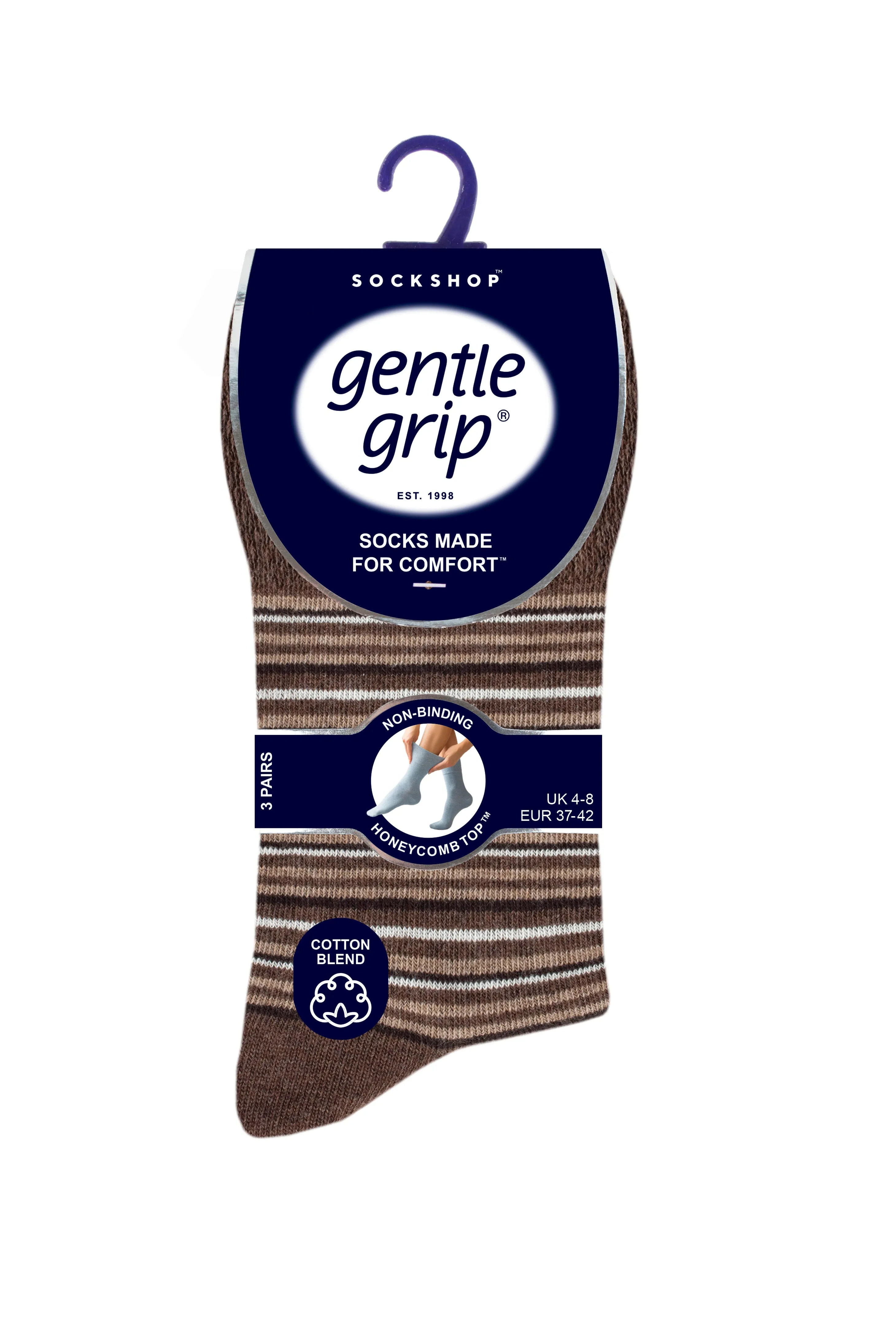 Women's Varied Stripes Crew Sock sold by Sock Buy product image thumbnail 2