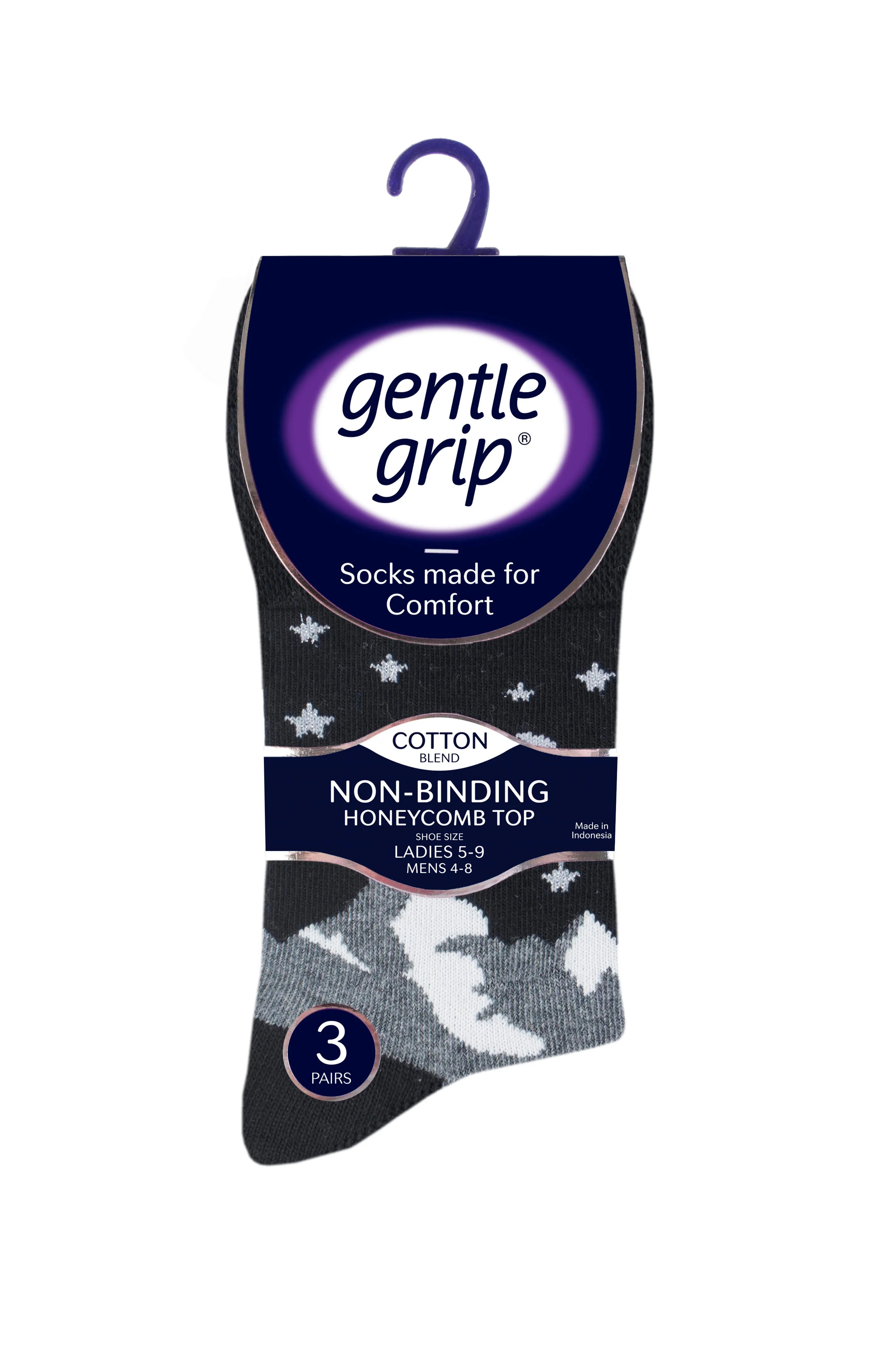 Women's To The Moon & Stars Novelty Crew Sock sold by Sock Buy product image thumbnail 2