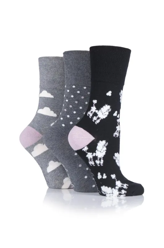 Women's Posh Poodle Novelty Crew Sock sold by Sock Buy