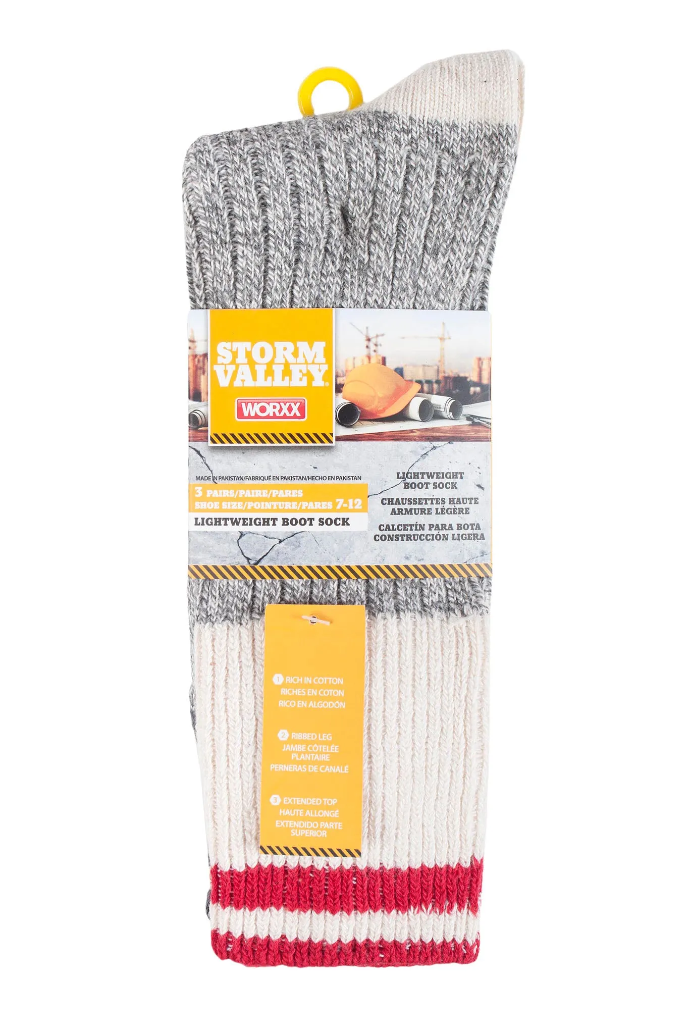 Men's Lightweight Extended Welt Boot Sock sold by Sock Buy product image thumbnail 4