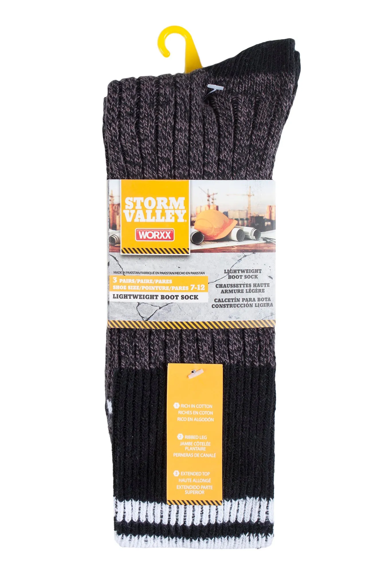 Men's Lightweight Extended Welt Boot Sock sold by Sock Buy product image thumbnail 5