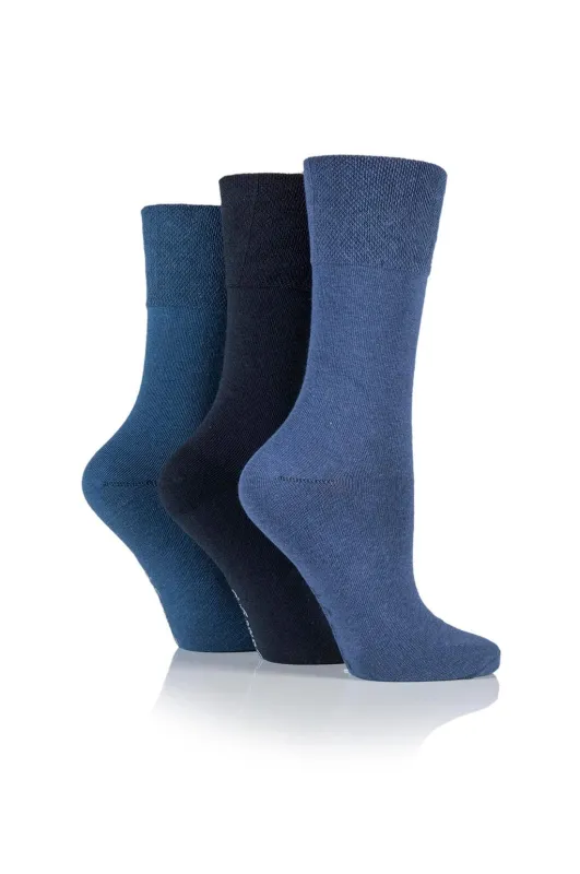 Women's Solid Navy Mix Crew Sock sold by Sock Buy