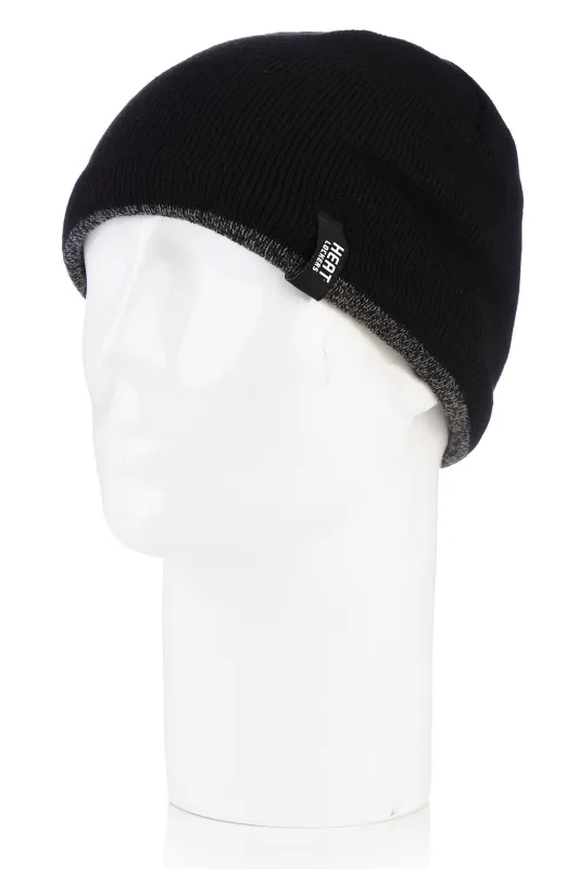 Men's Contrast Trim Beanie sold by Sock Buy
