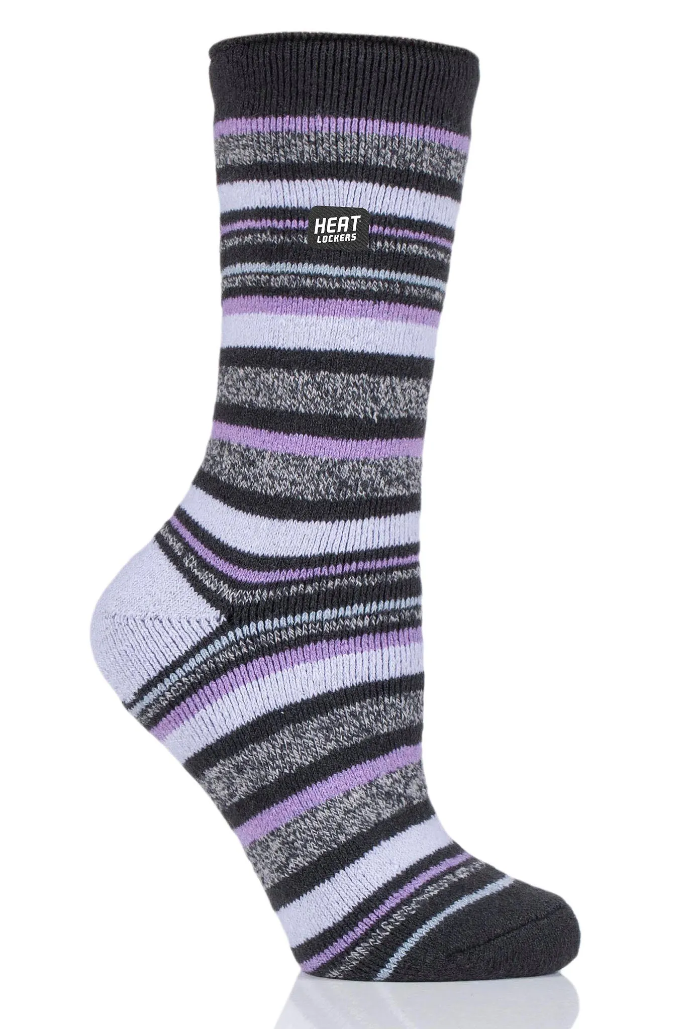 Women's WARMER Mid Weight Stripe Crew Sock sold by Sock Buy product image thumbnail 2