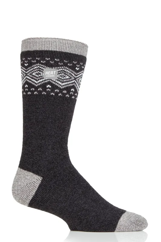 Men's WARMER Mid Weight Nordic Crew Sock sold by Sock Buy