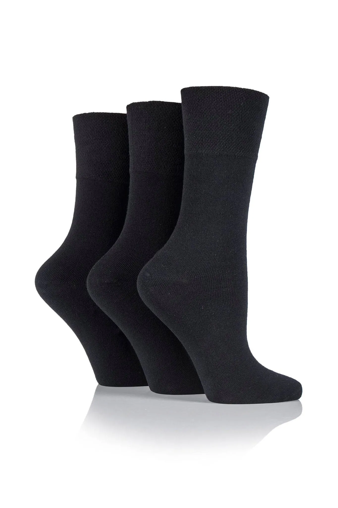 Women's Cotton Diabetic Crew Sock sold by Sock Buy product image thumbnail 2