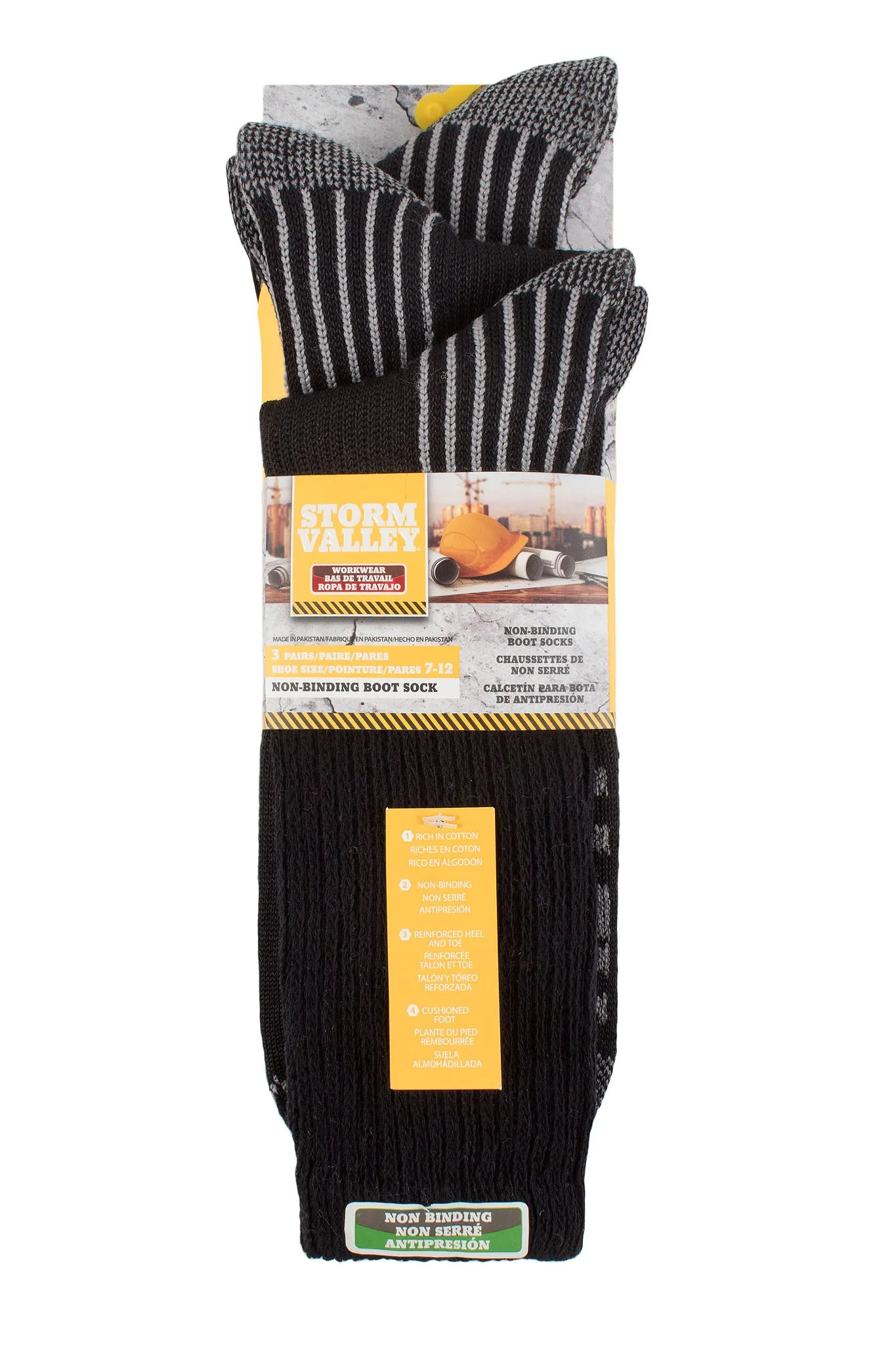 Men's Non-Binding Boot Sock sold by Sock Buy product image thumbnail 4