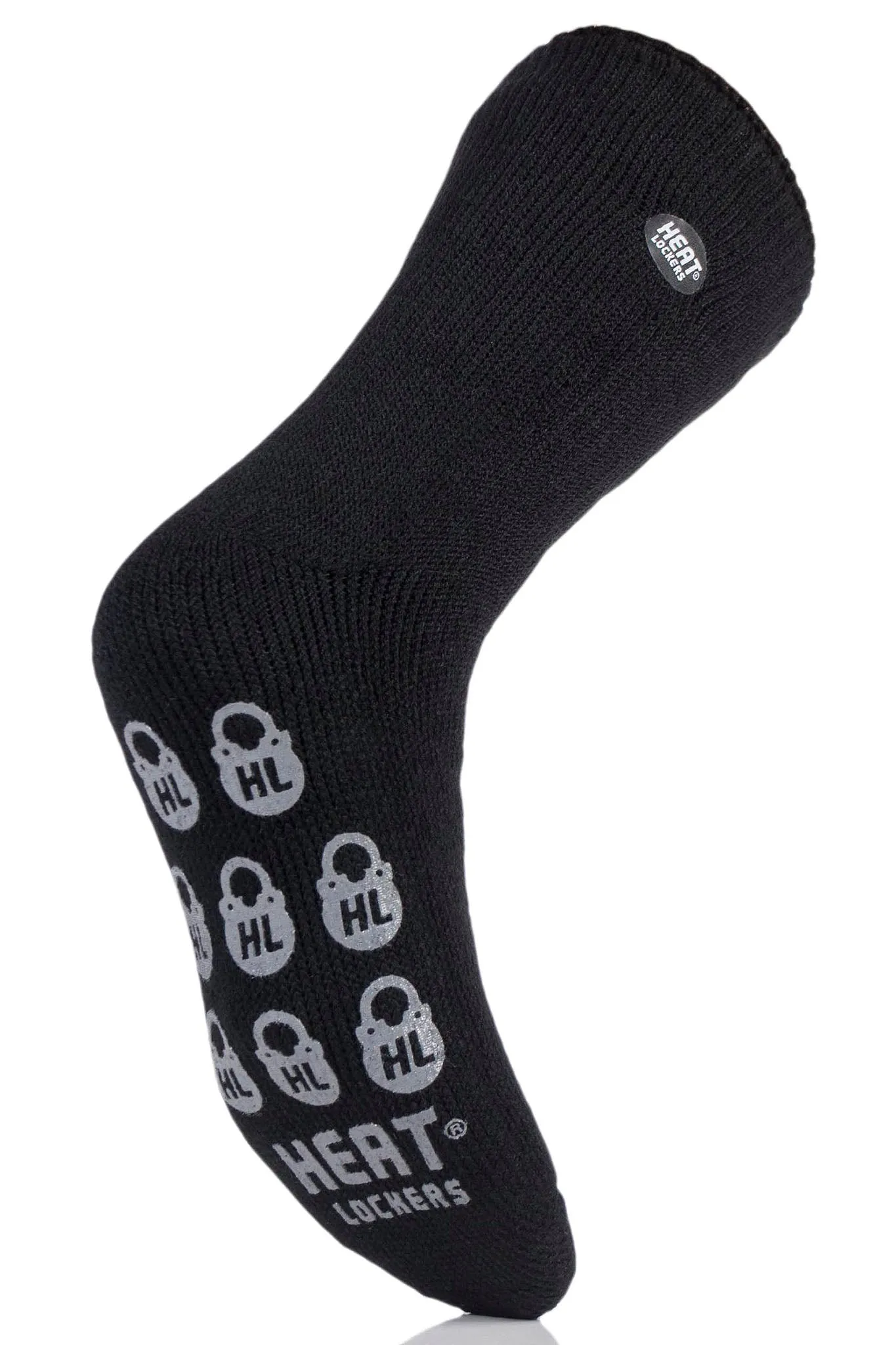 Men's WARMEST Heavy Weight Solid Crew Slipper Sock sold by Sock Buy