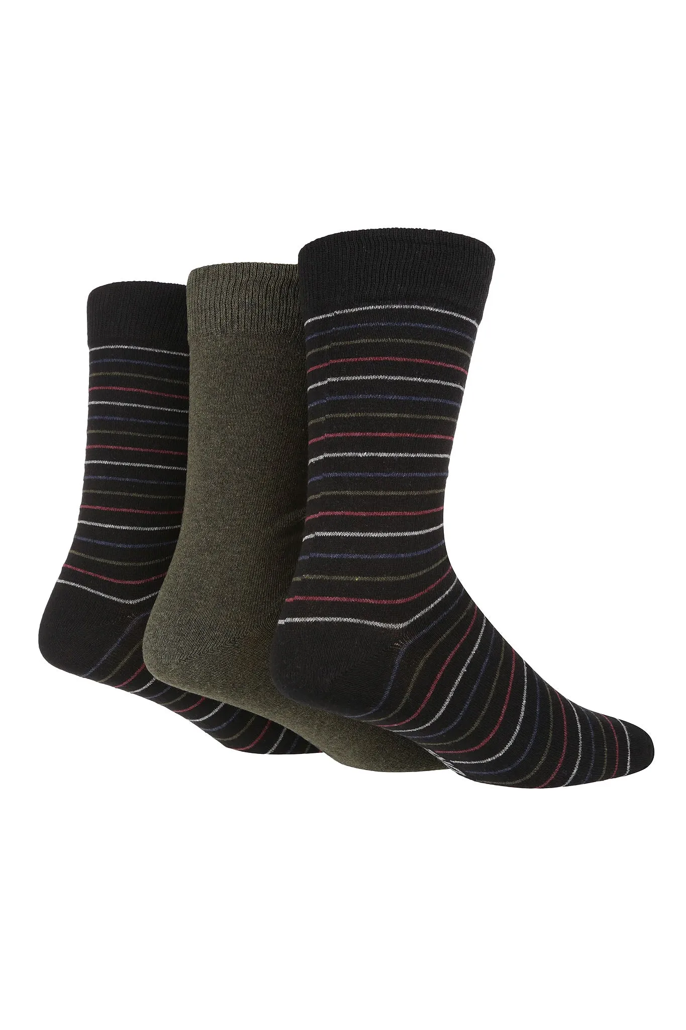 Men's Multi Stripe Crew Sock sold by Sock Buy