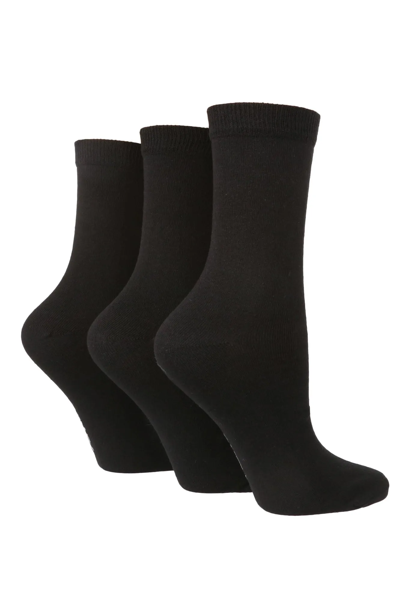 Women's Solid Color Crew Sock sold by Sock Buy product image thumbnail 2