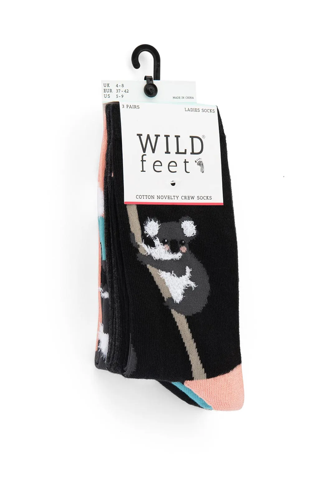 Ladies Koala Socks - 3 Pair Pack sold by Sock Buy product image thumbnail 2