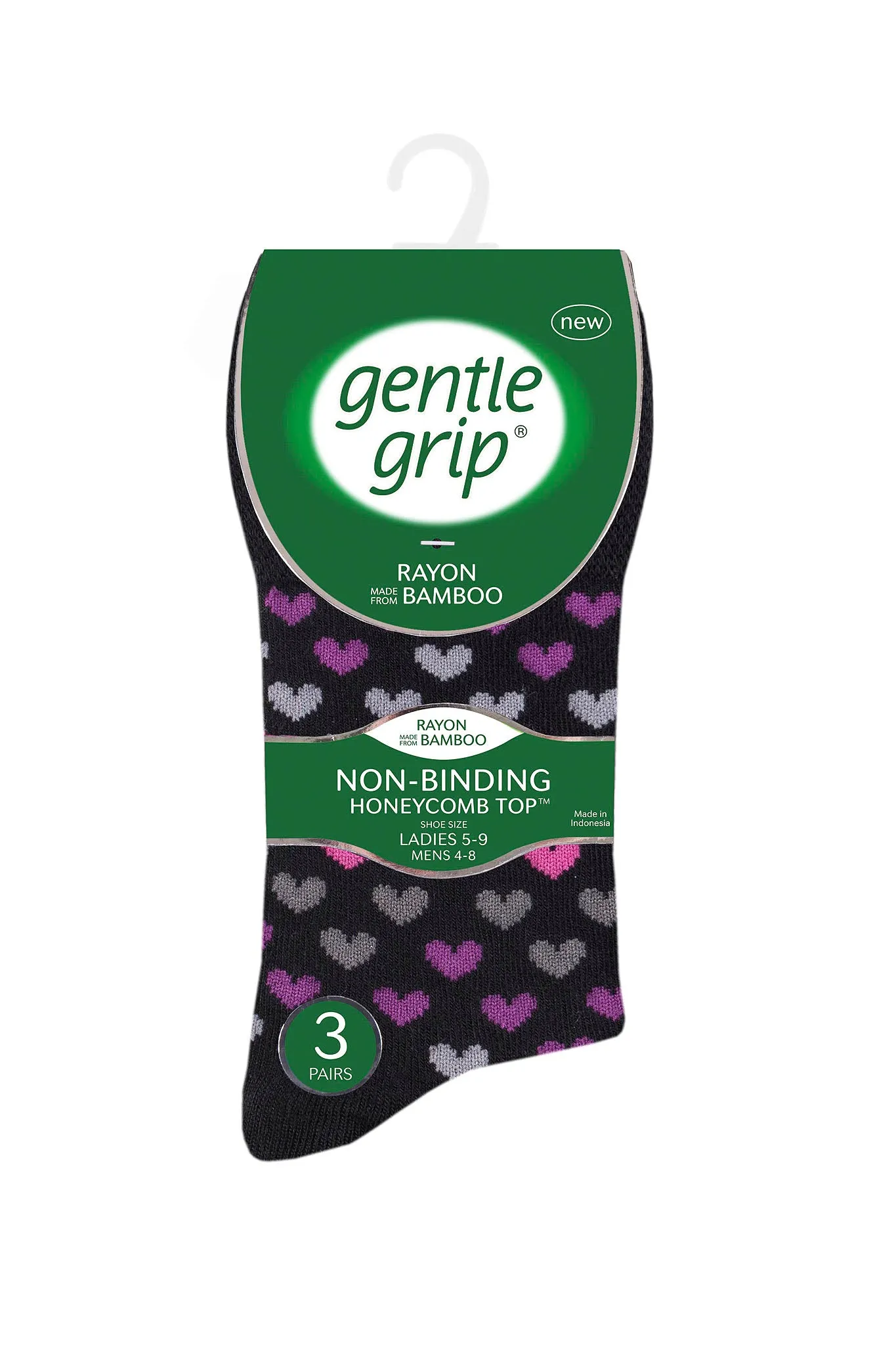 Women's Viscose made from Bamboo Heart/Stripe/Dot Crew Sock sold by Sock Buy product image thumbnail 5