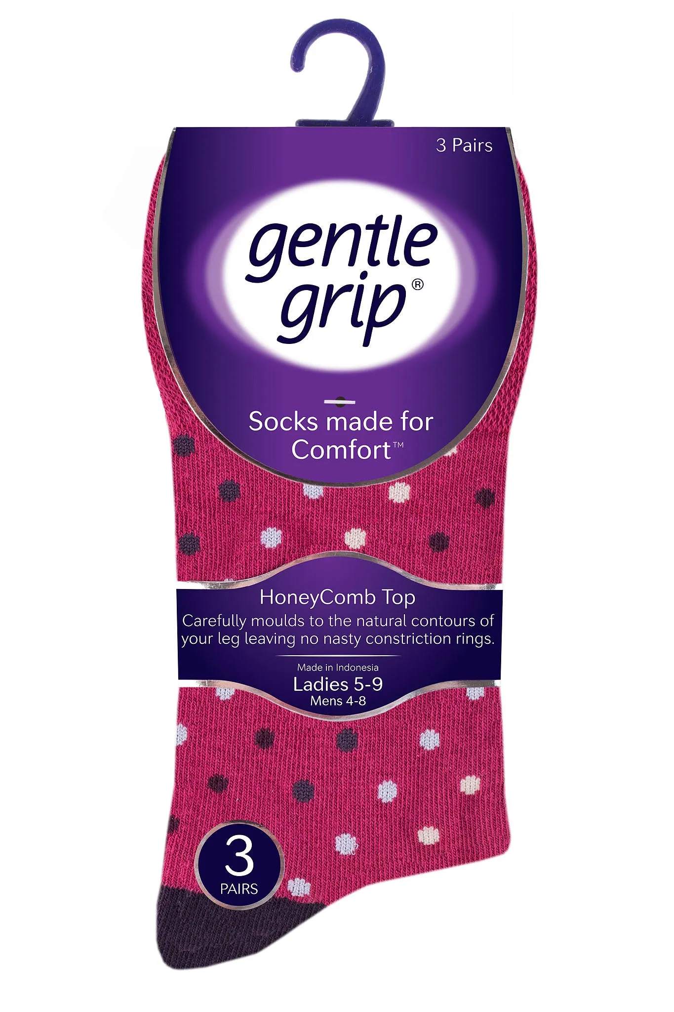 Women's Amy Stripe and Dot Crew Sock sold by Sock Buy product image thumbnail 2