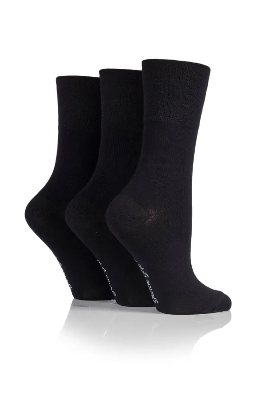 Women's Viscose made from Bamboo Solid Crew Sock made by Sock Buy