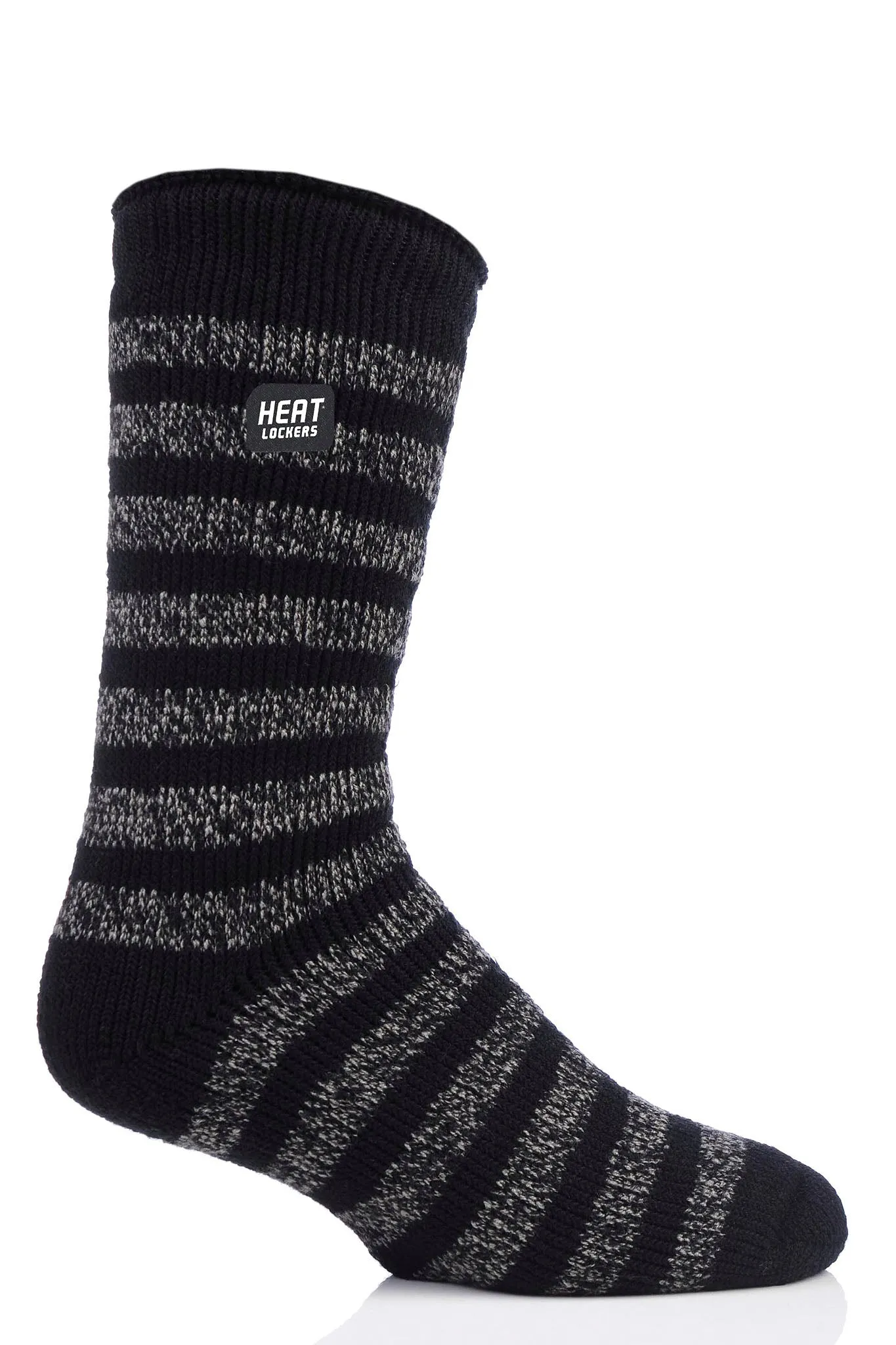 Men's WARMEST Heavy Weight Mono Twist Stripe Crew Sock sold by Sock Buy product image thumbnail 2