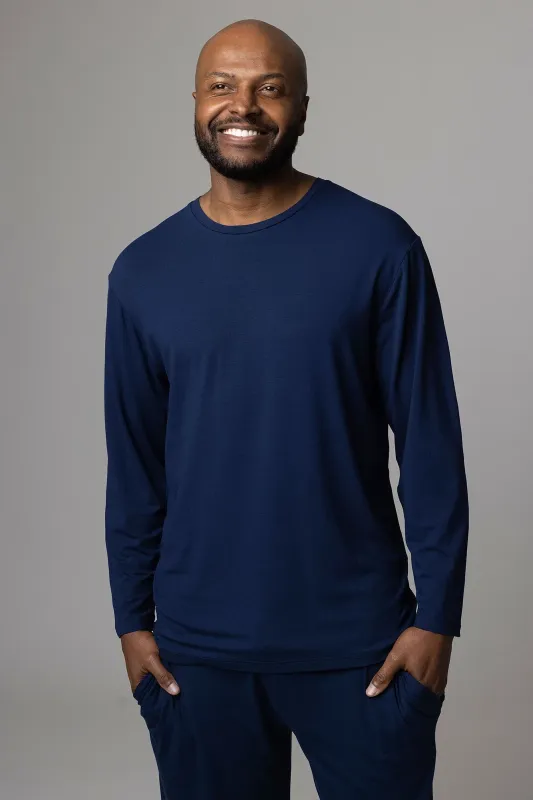 Men's Long Sleeve Lounge Tee made by Sock Buy