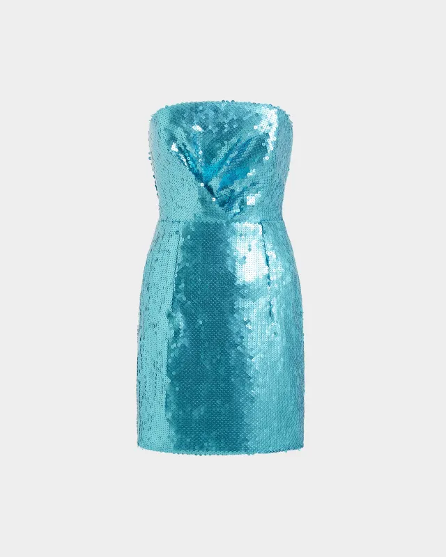 Cloe Mini Dress in Sequin made by 16ARLINGTON