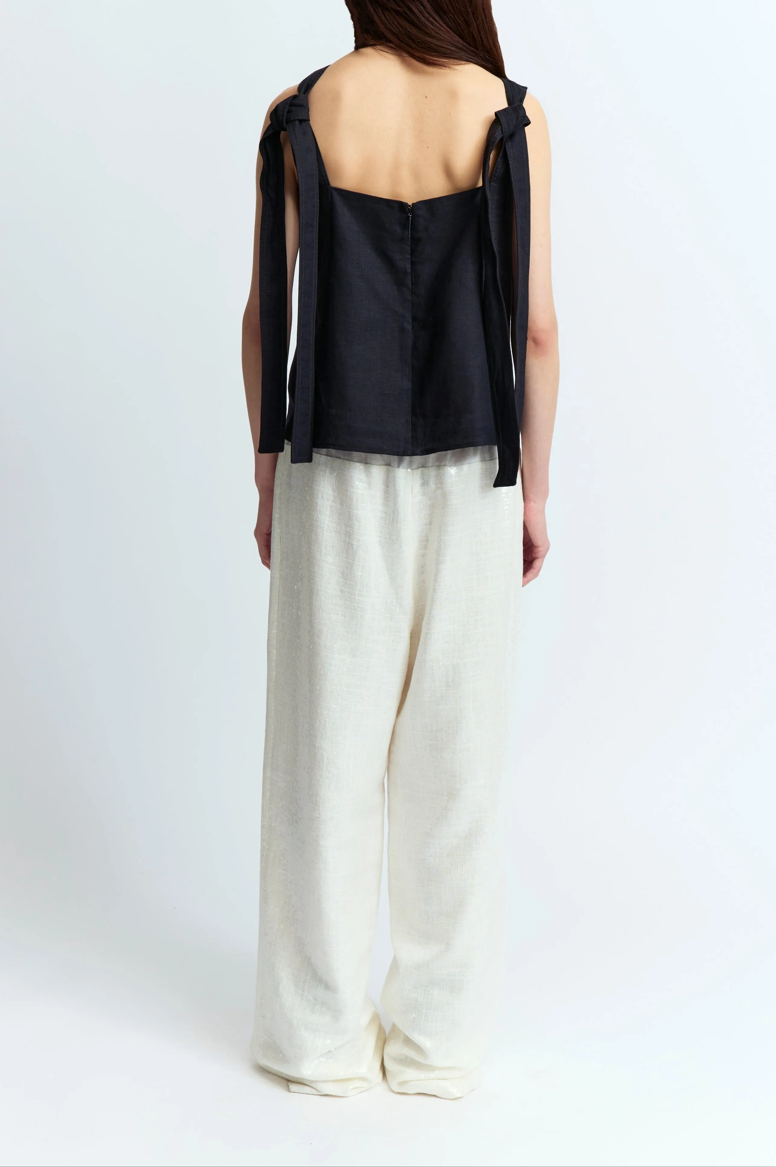 Ziella Top in Linen sold by 16ARLINGTON product image thumbnail 4