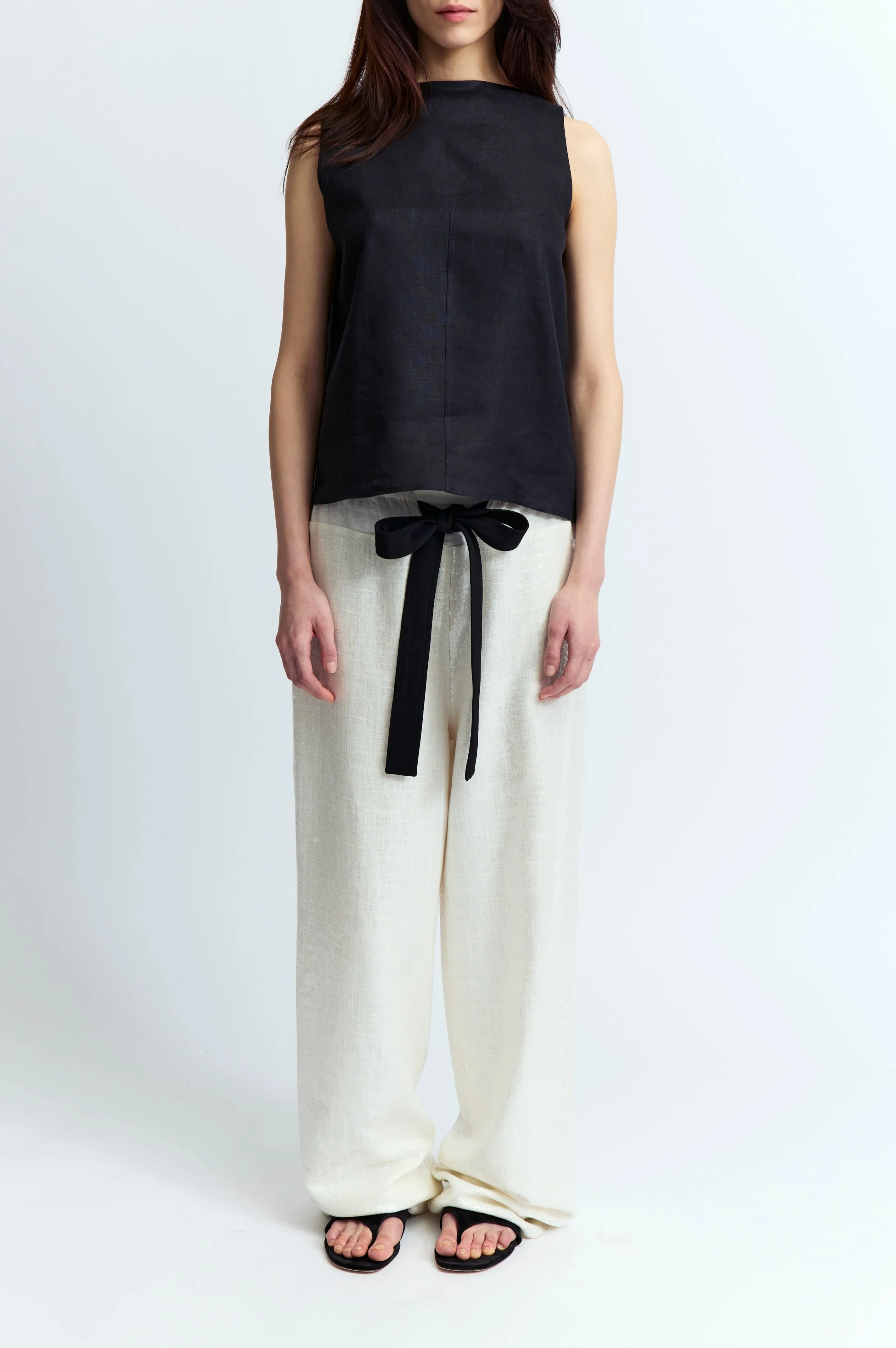 Ziella Top in Linen sold by 16ARLINGTON product image thumbnail 2