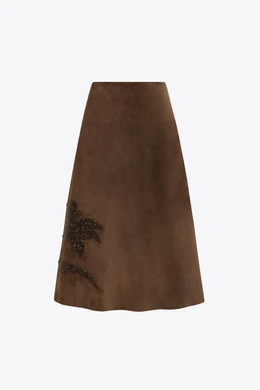 Dafne Skirt in Suede sold by 16ARLINGTON