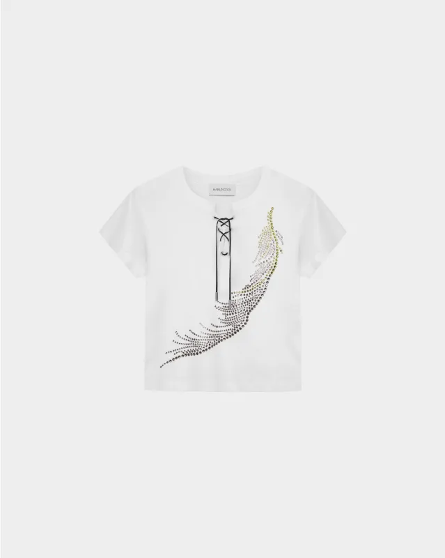 Serin T-Shirt with Hotfix made by 16ARLINGTON