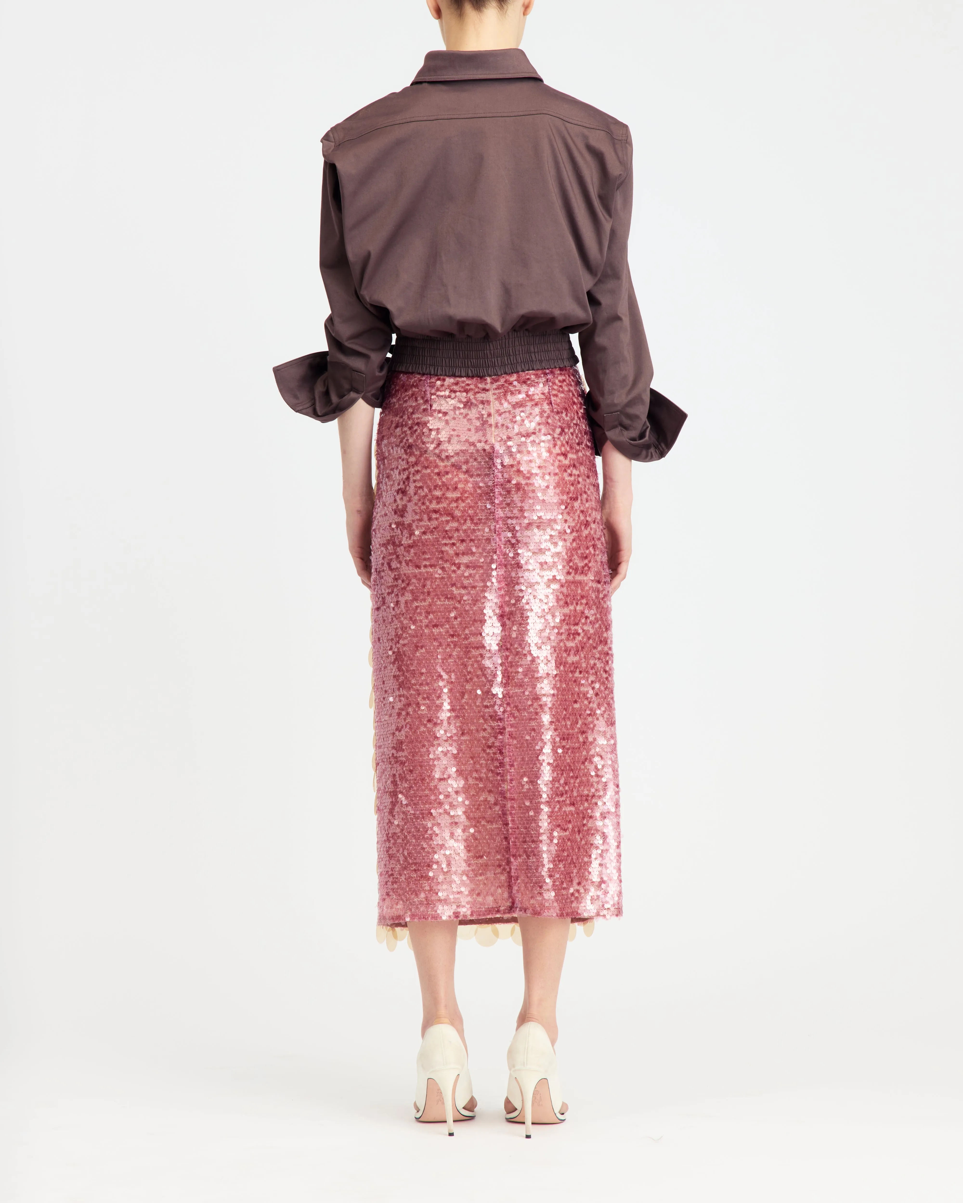 Dia Midi Skirt in Large Sequin sold by 16ARLINGTON product image thumbnail 4
