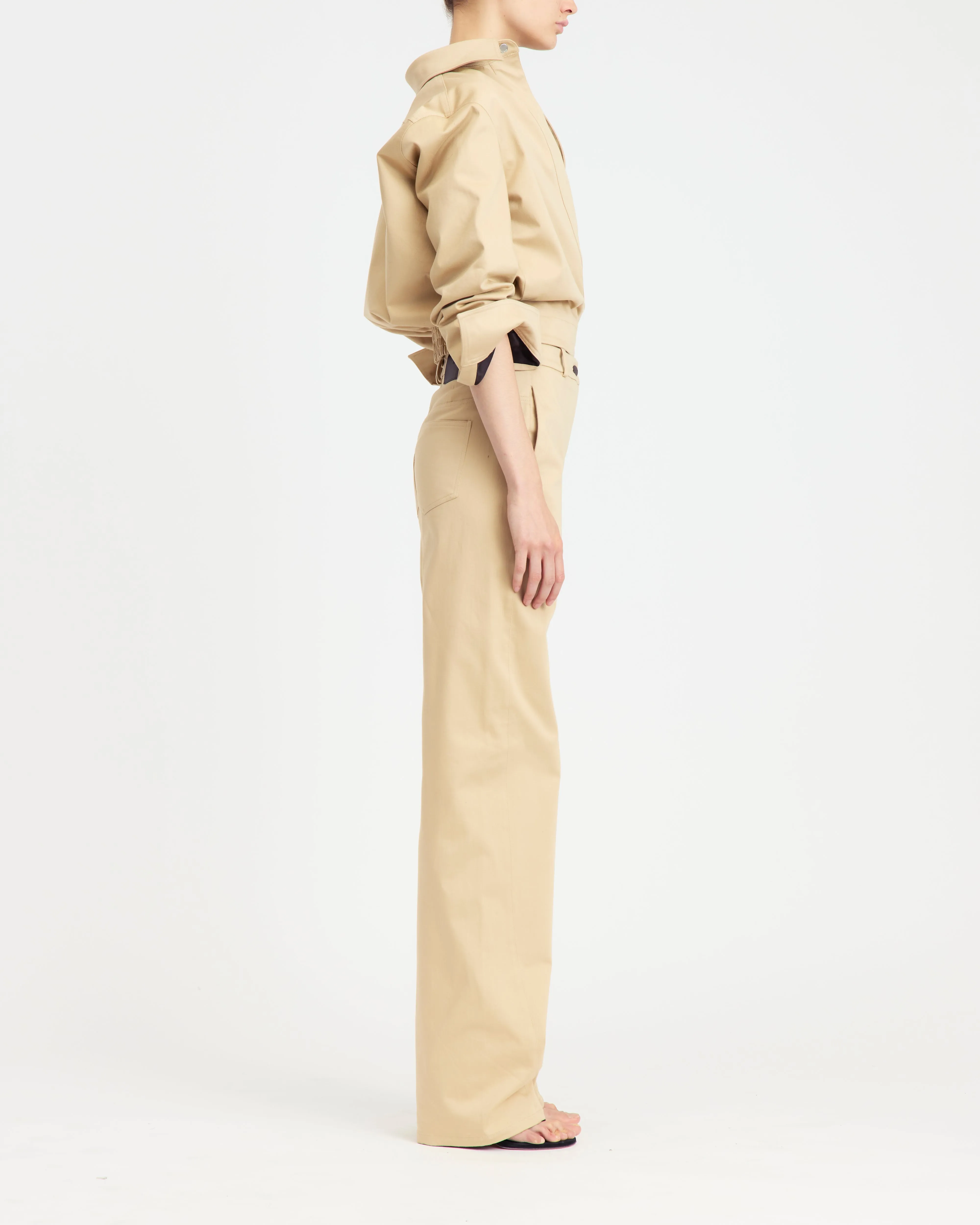 Junia Trouser in Cotton Sateen sold by 16ARLINGTON product image thumbnail 3