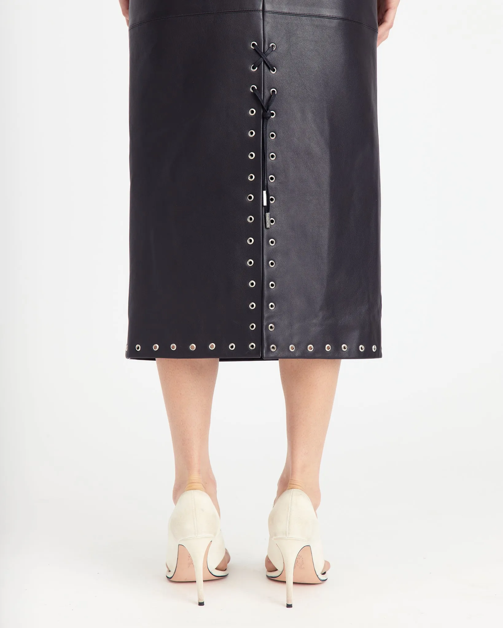 Lola Midi Skirt in Leather sold by 16ARLINGTON product image thumbnail 5