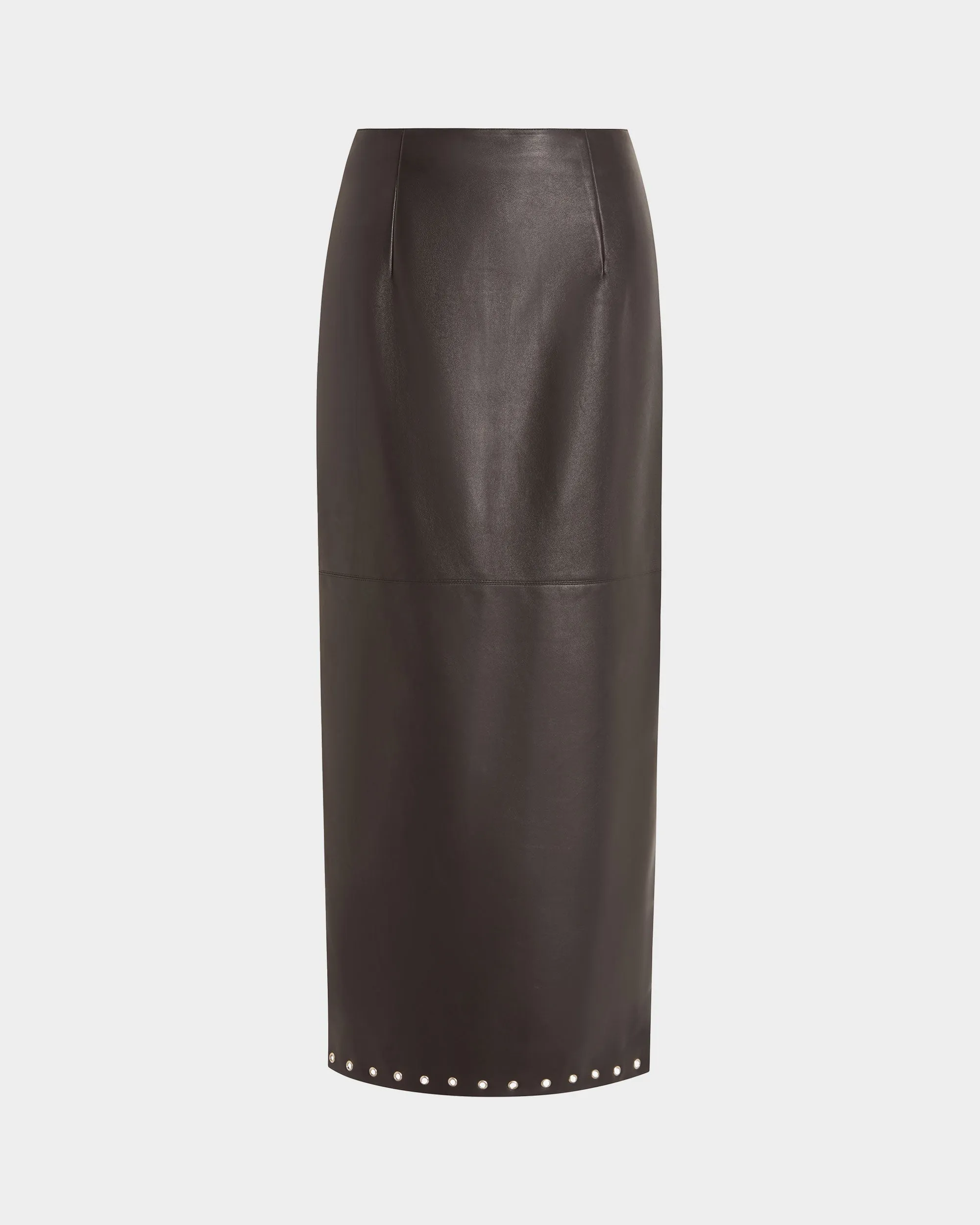 Lola Midi Skirt in Leather sold by 16ARLINGTON
