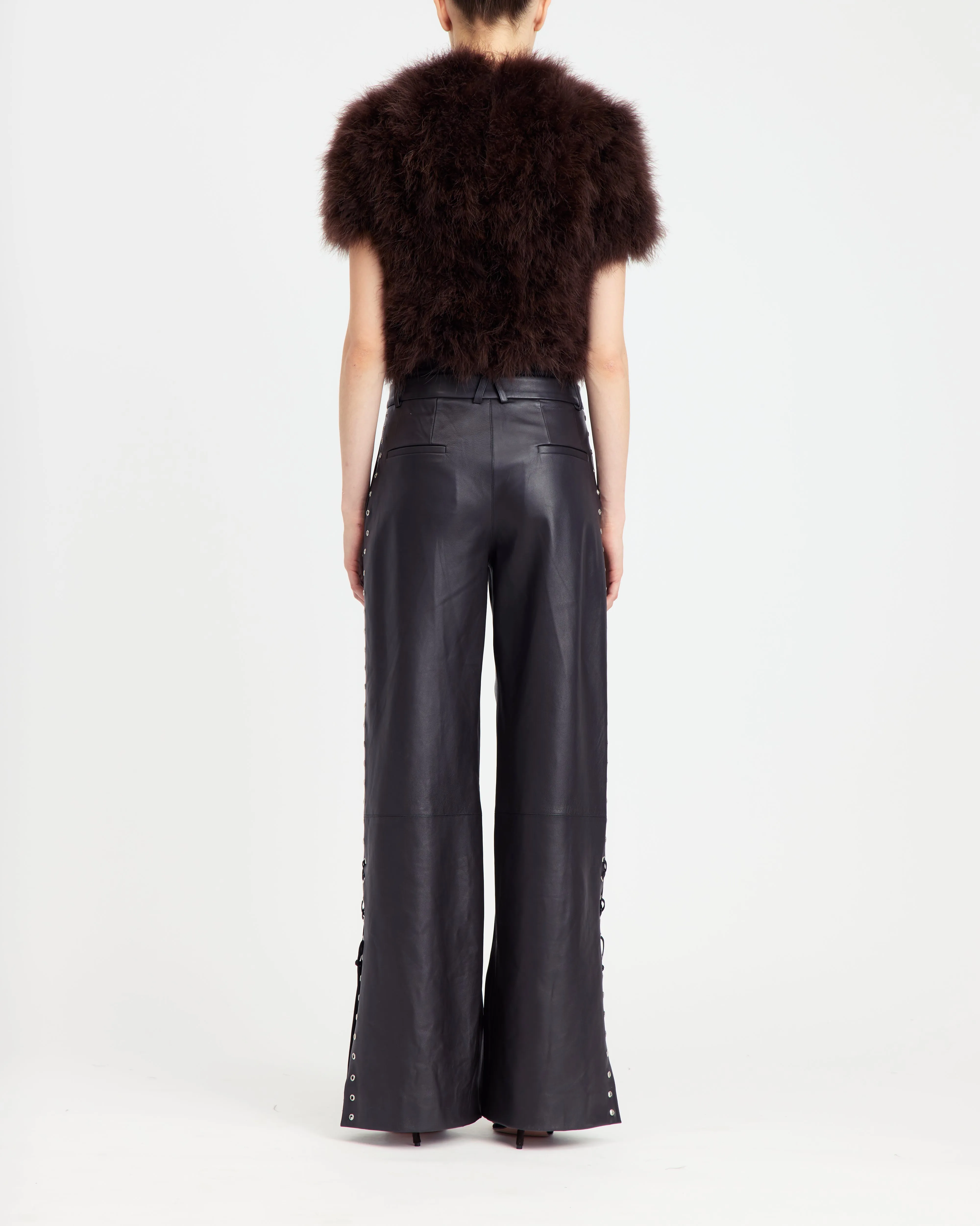 Ivlia Trousers in Leather sold by 16ARLINGTON product image thumbnail 4