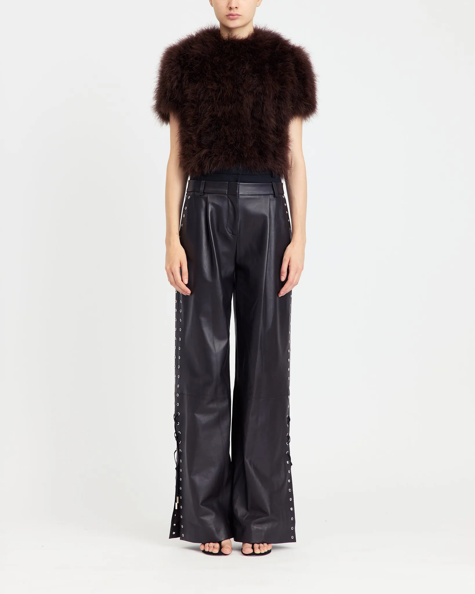 Ivlia Trousers in Leather sold by 16ARLINGTON product image thumbnail 2
