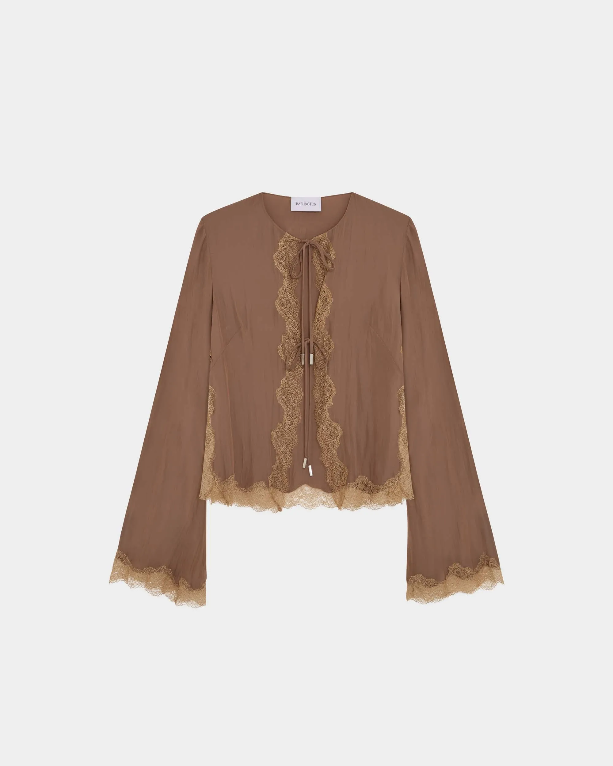 Filipa Cardigan in Satin sold by 16ARLINGTON