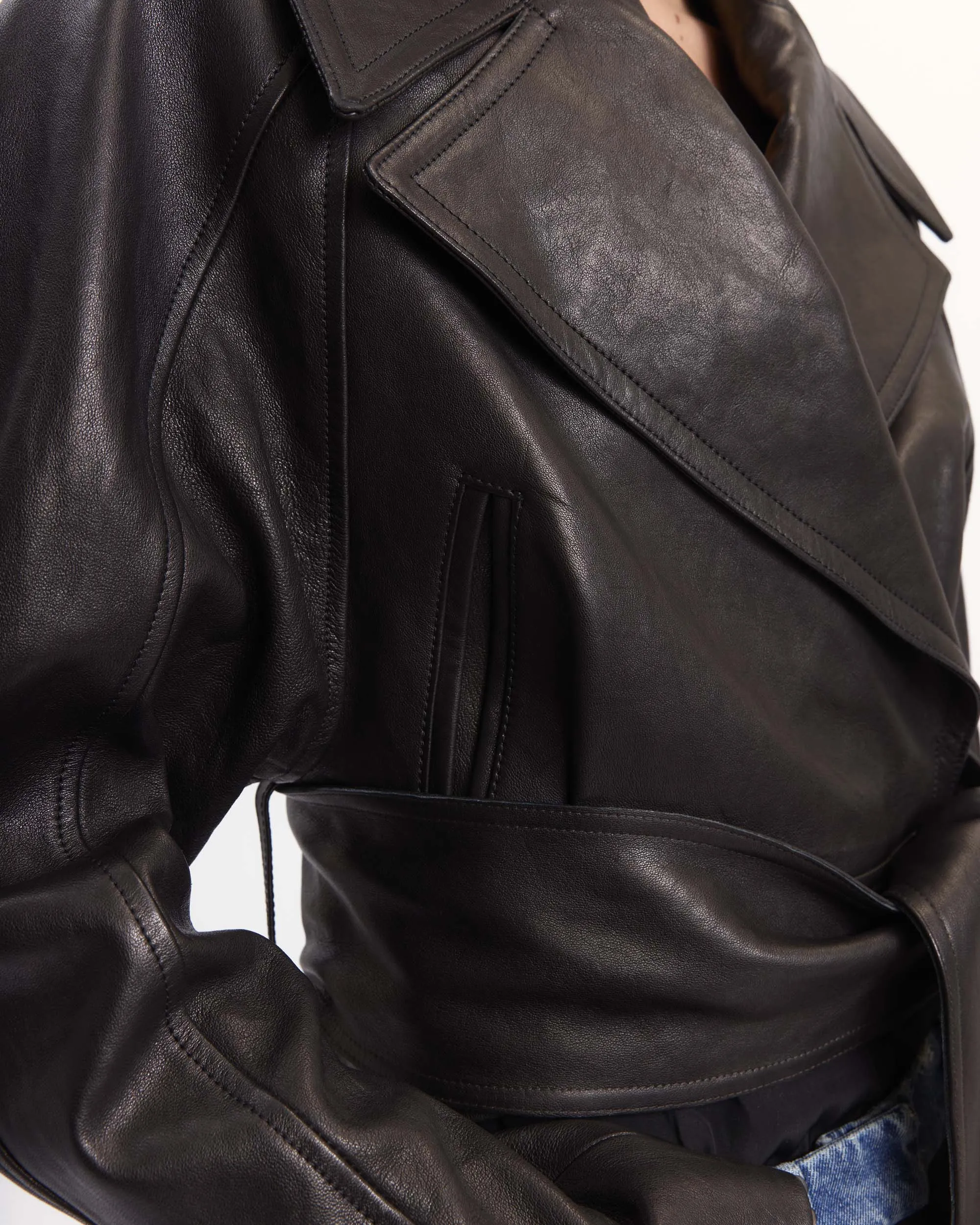 Palmer Jacket in Leather sold by 16ARLINGTON product image thumbnail 5