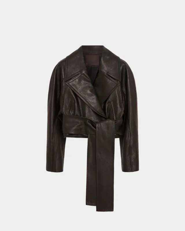 Palmer Jacket in Leather made by 16ARLINGTON