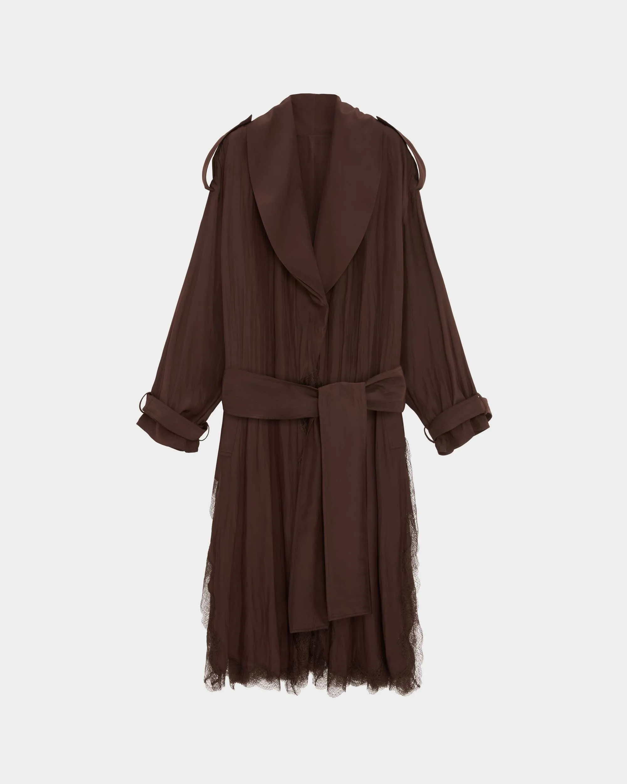 Tawny Coat in Satin sold by 16ARLINGTON