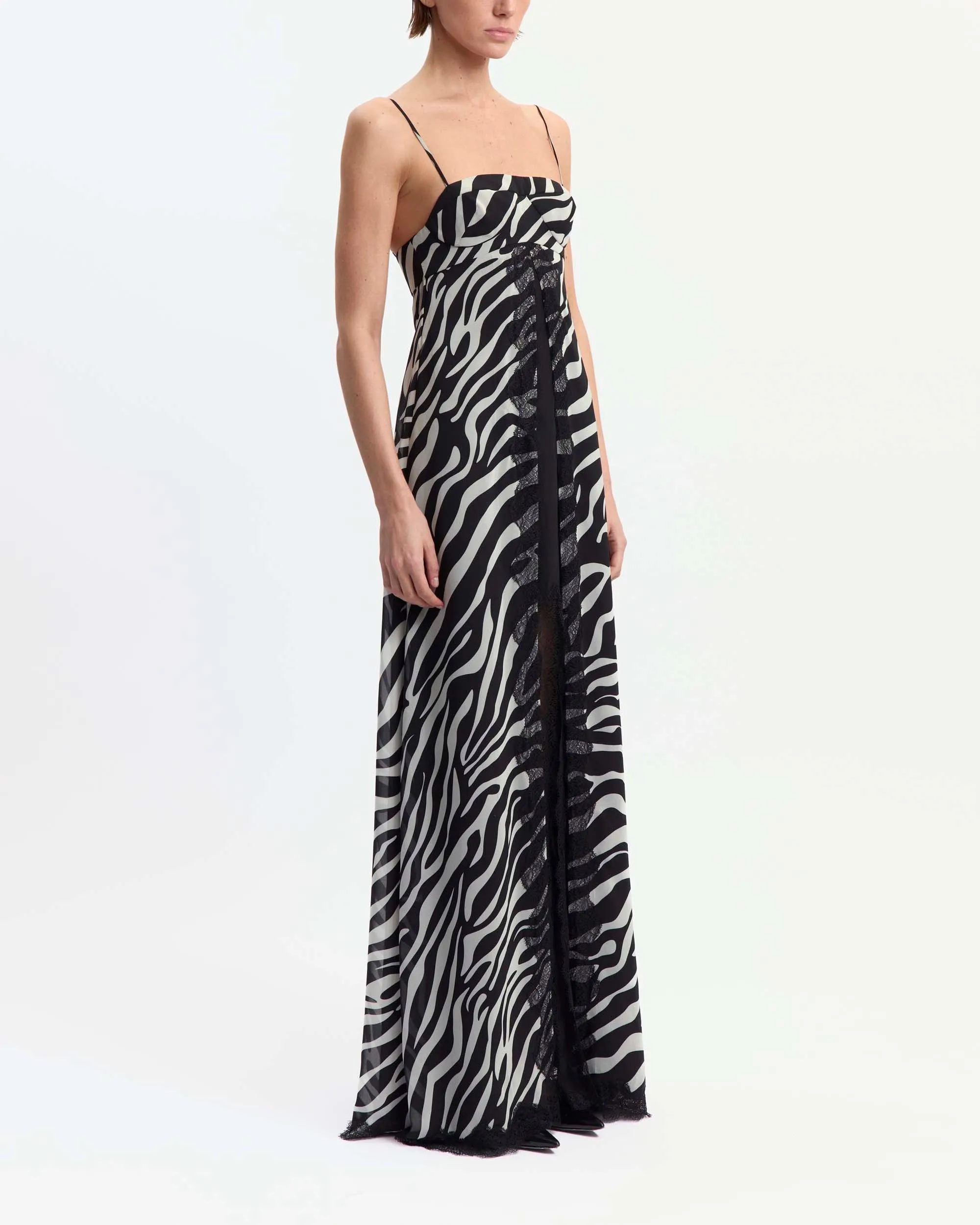Agata Gown in Printed Chiffon sold by 16ARLINGTON product image thumbnail 3