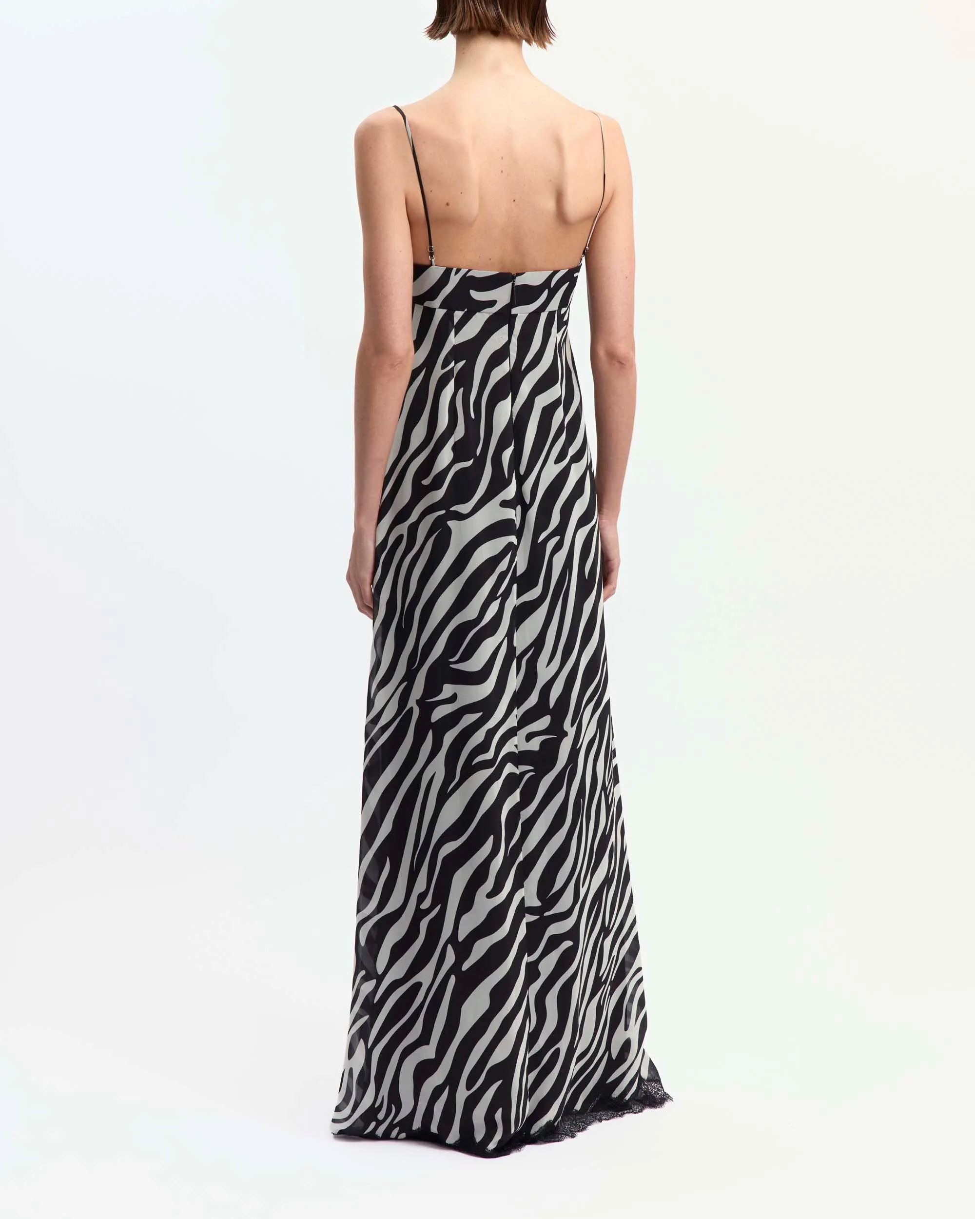 Agata Gown in Printed Chiffon sold by 16ARLINGTON product image thumbnail 4
