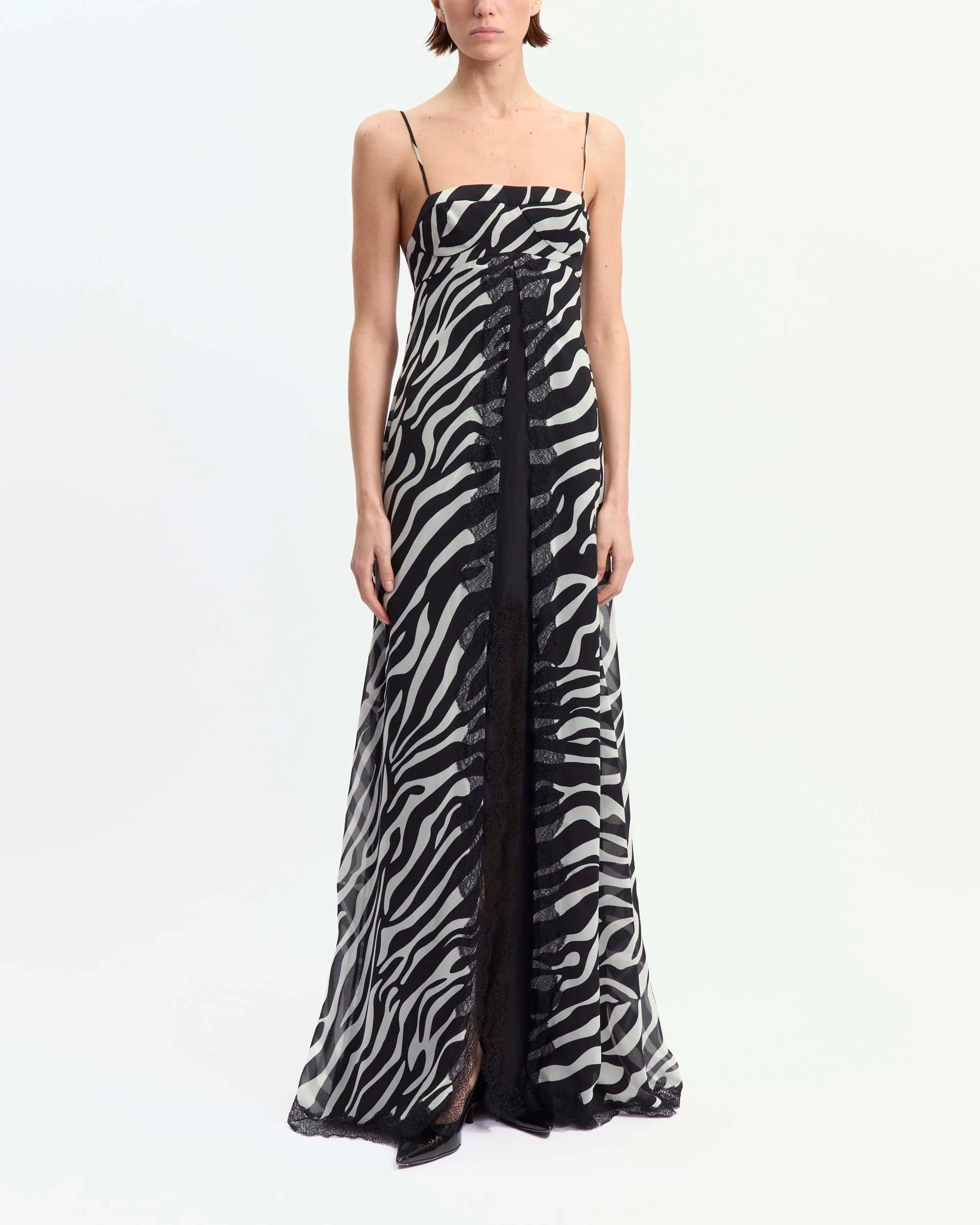 Agata Gown in Printed Chiffon sold by 16ARLINGTON product image thumbnail 2