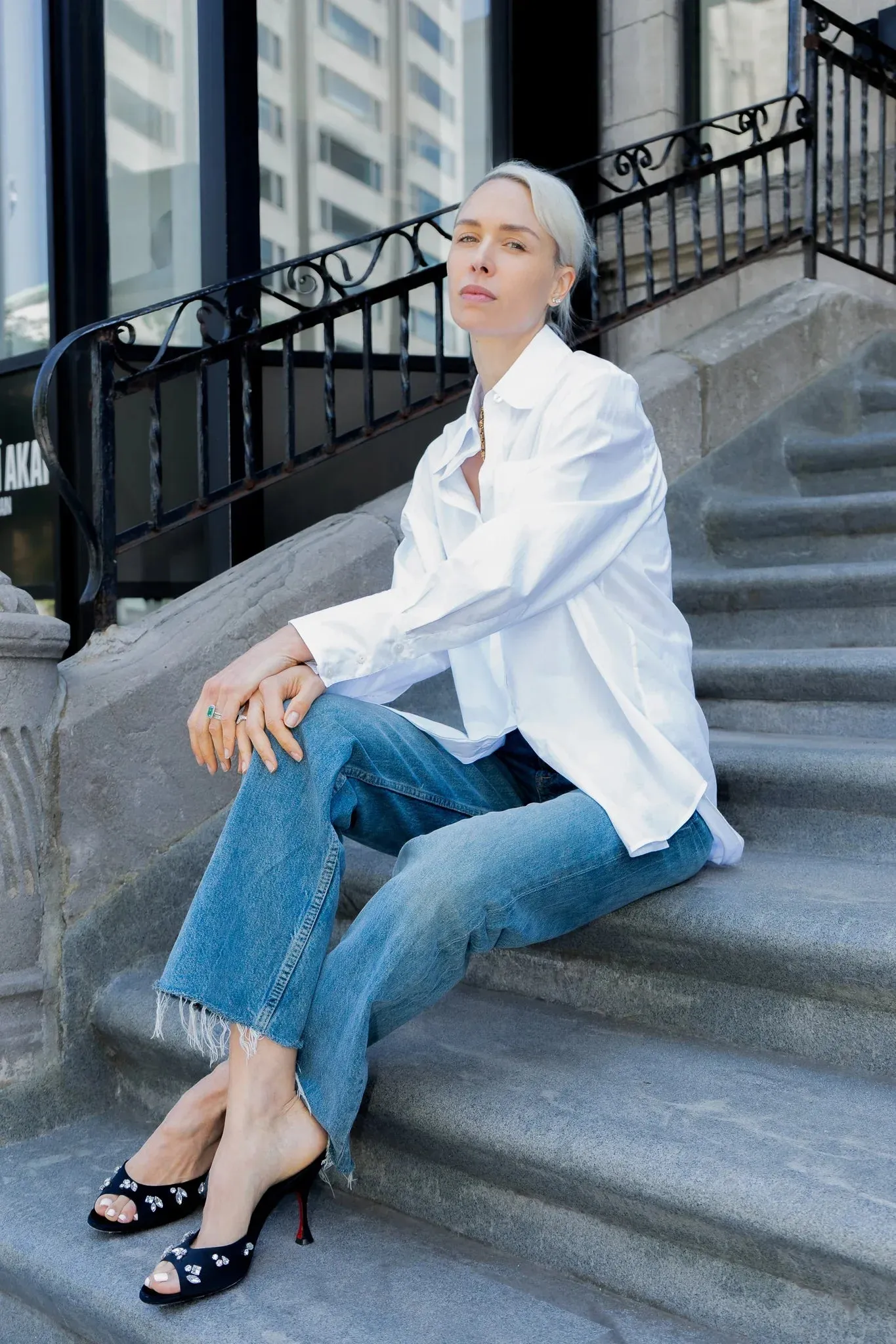 Carlyne Shirt White sold by Room 502 product image thumbnail 2