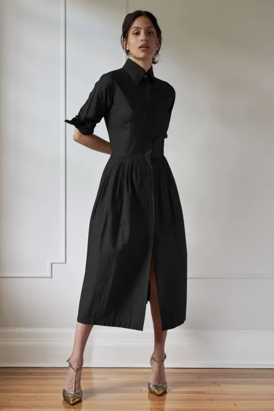SHIRTDRESS MODEL 9 ZOE - BLACK sold by Room 502