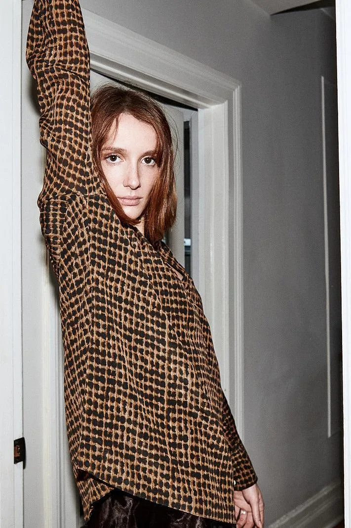 Paula Uniform Blouse - Print sold by Room 502 product image thumbnail 3