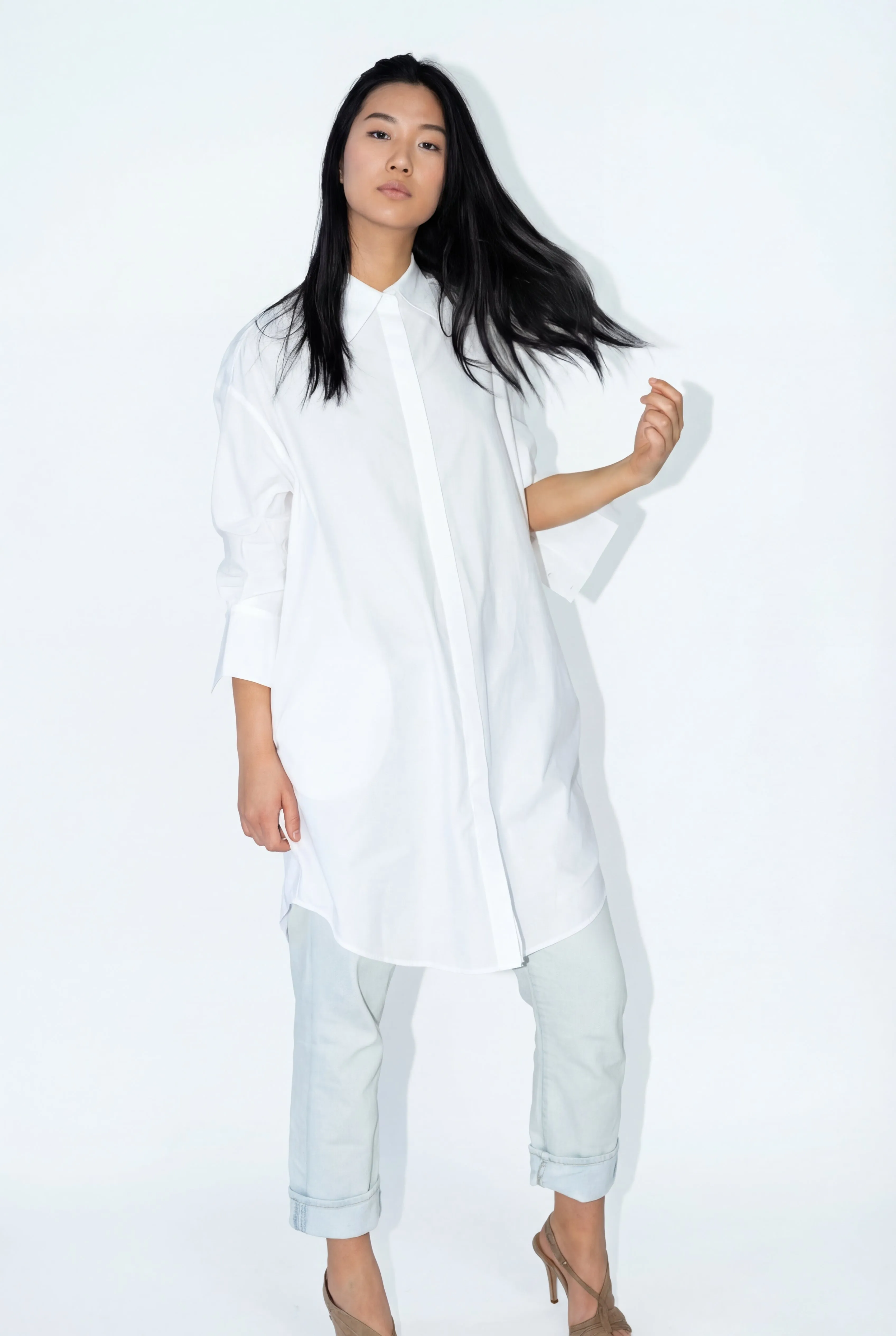 Sophie Caftan - White Cotton sold by Room 502 product image thumbnail 2