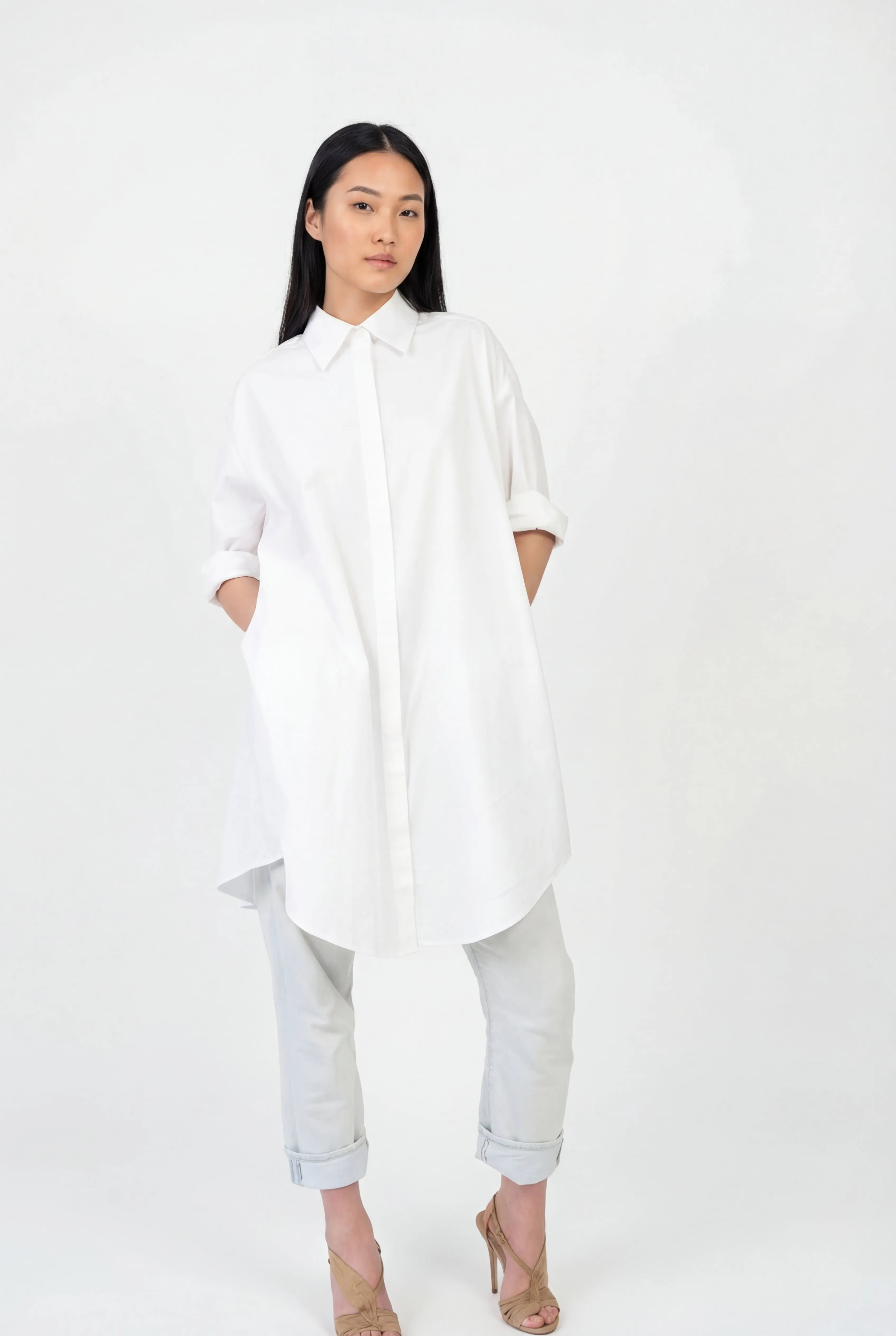 Sophie Caftan - White Cotton sold by Room 502 product image thumbnail 3