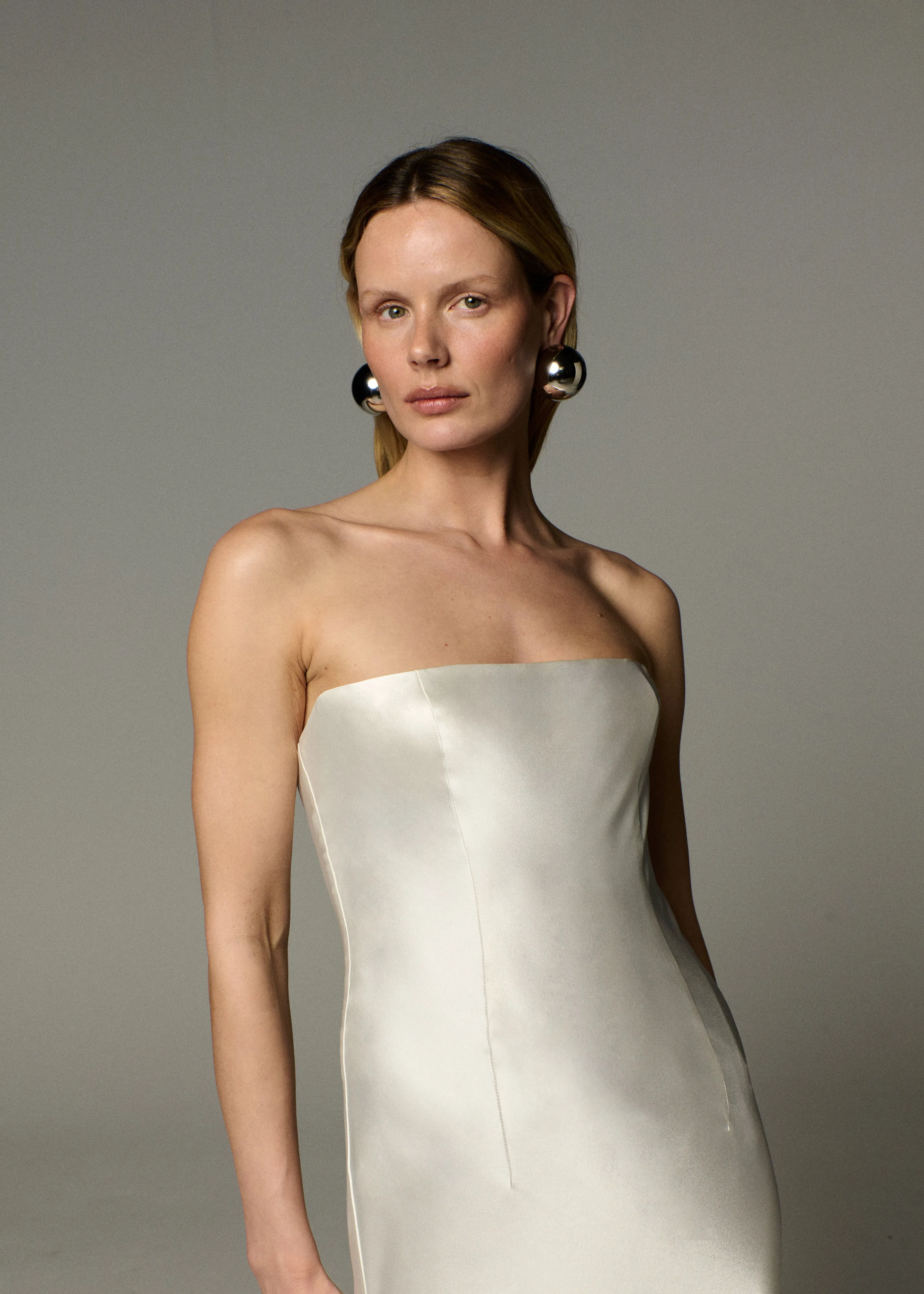 STYLE 138 // STRAPLESS SILK GOWN sold by THE OWN STUDIO product image thumbnail 3