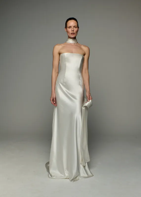 STYLE 158 // SILK SATIN SCARF sold by THE OWN STUDIO