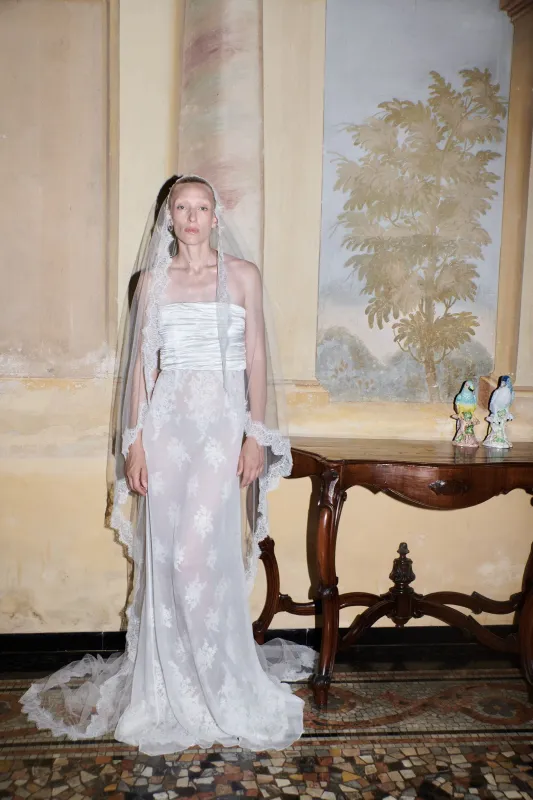 STYLE 085 // LACE TRIM VEIL sold by THE OWN STUDIO