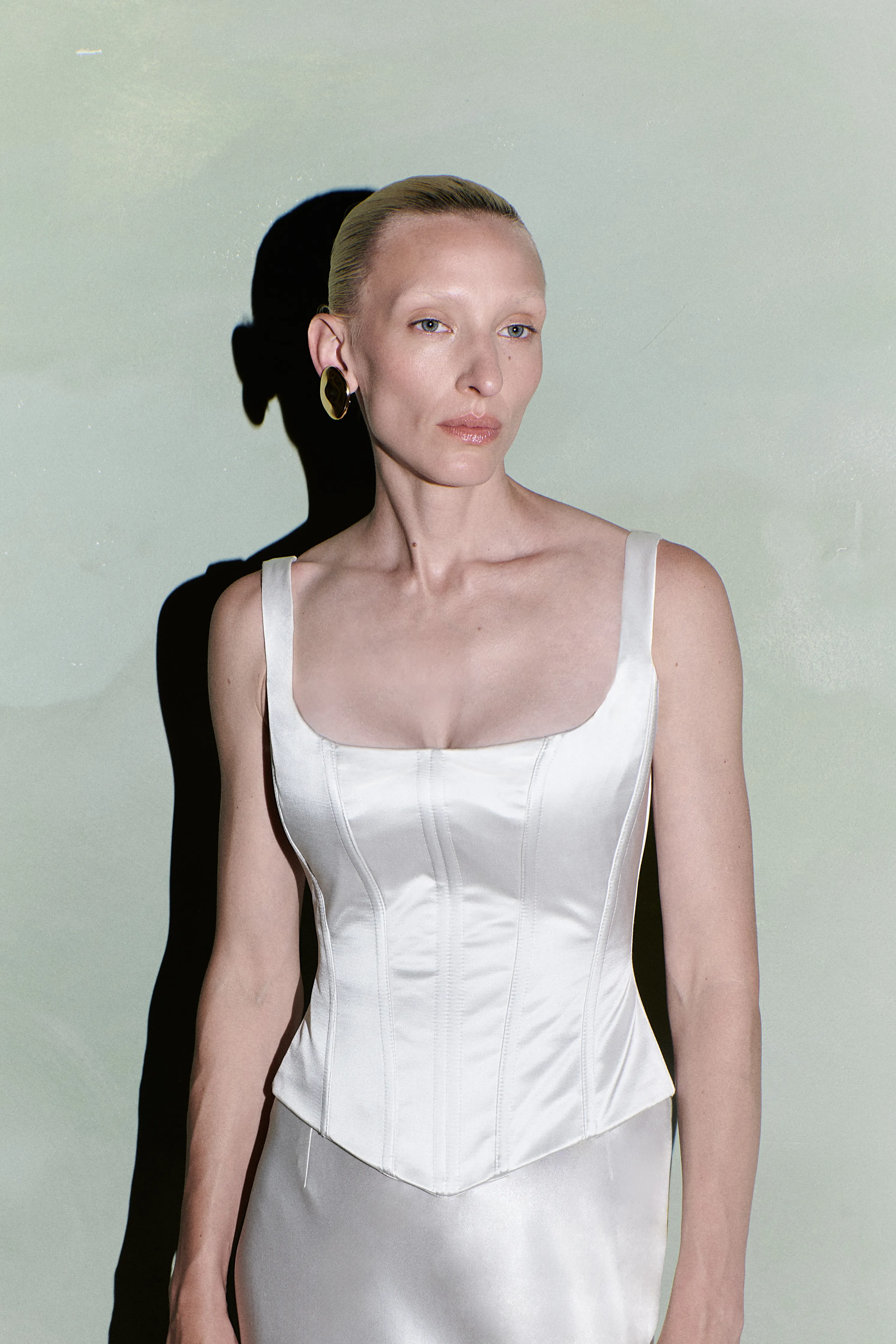 STYLE 141 // SQUARE NECK CORSET WITH STRAPS sold by THE OWN STUDIO product image thumbnail 4