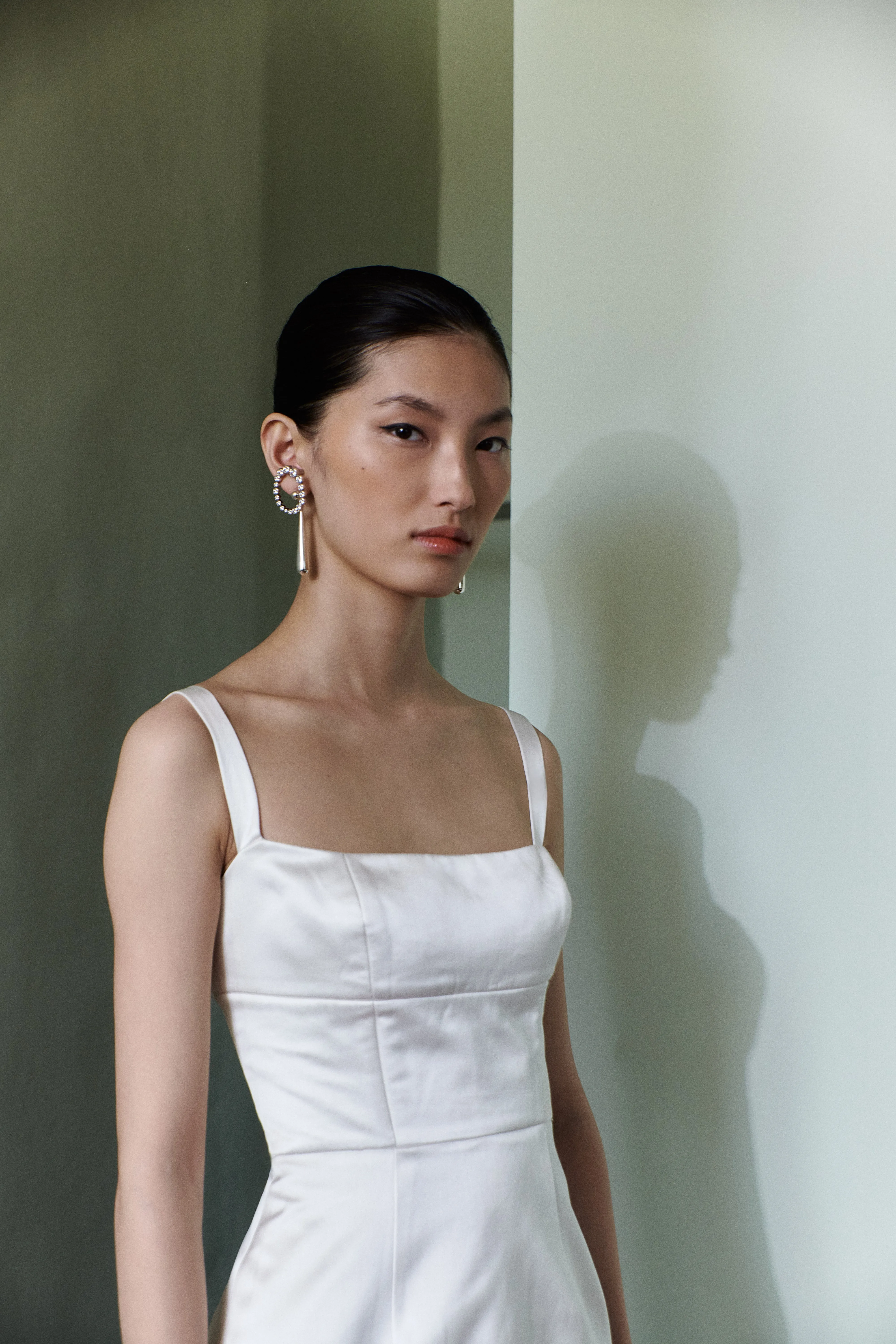 STYLE 137 // DUCHESSE SATIN COLUMN GOWN sold by THE OWN STUDIO product image thumbnail 4